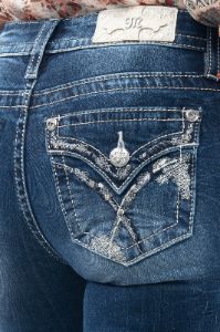 Brushed Across Bootcut Jeans sold by Miss Me