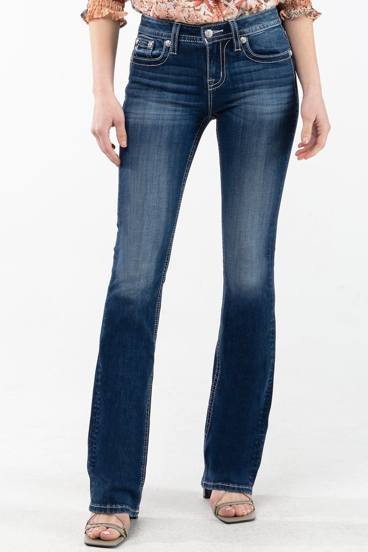 Brushed Across Bootcut Jeans sold by Miss Me product image thumbnail 3