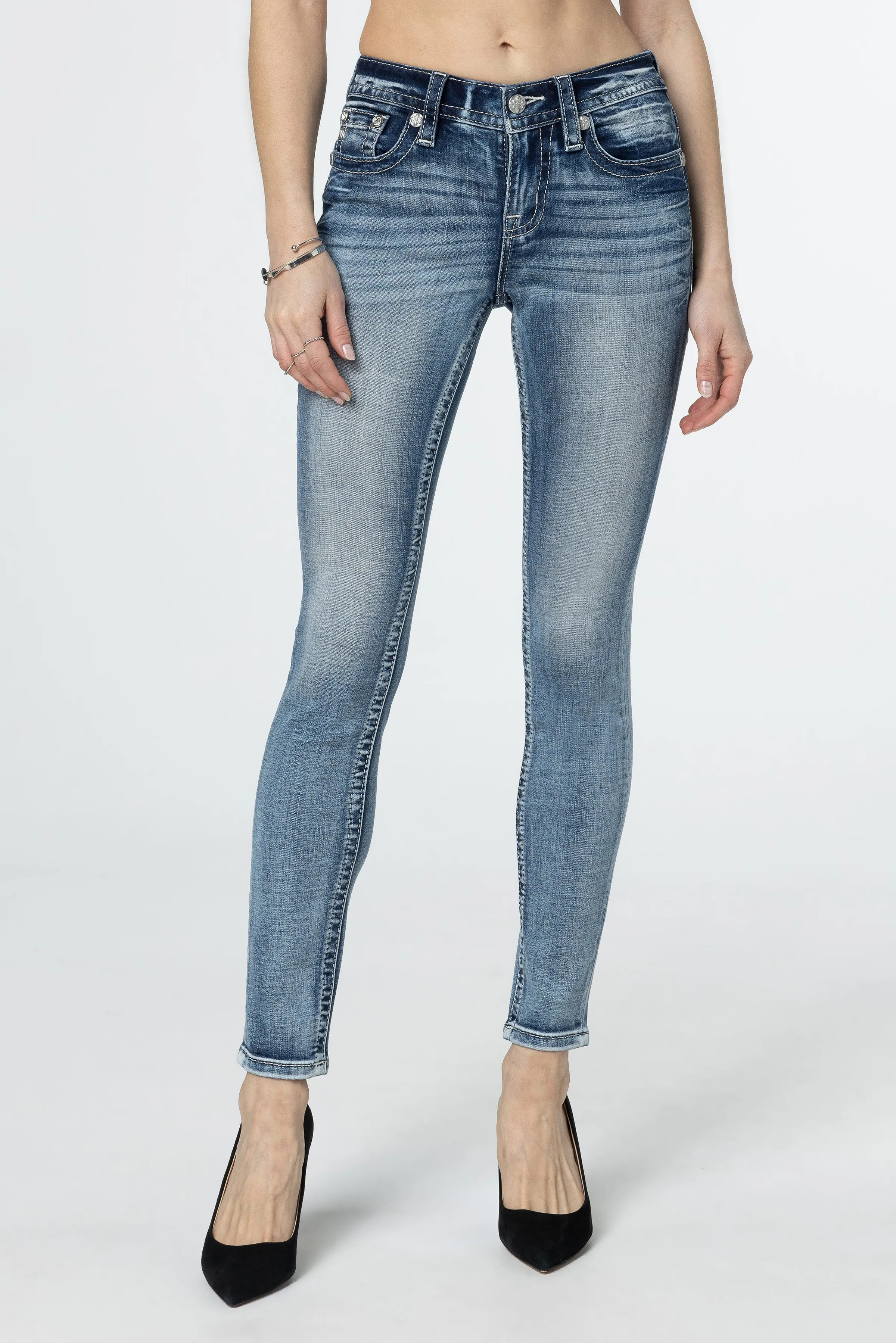 Pop Wing Skinny Jeans sold by Miss Me product image thumbnail 2