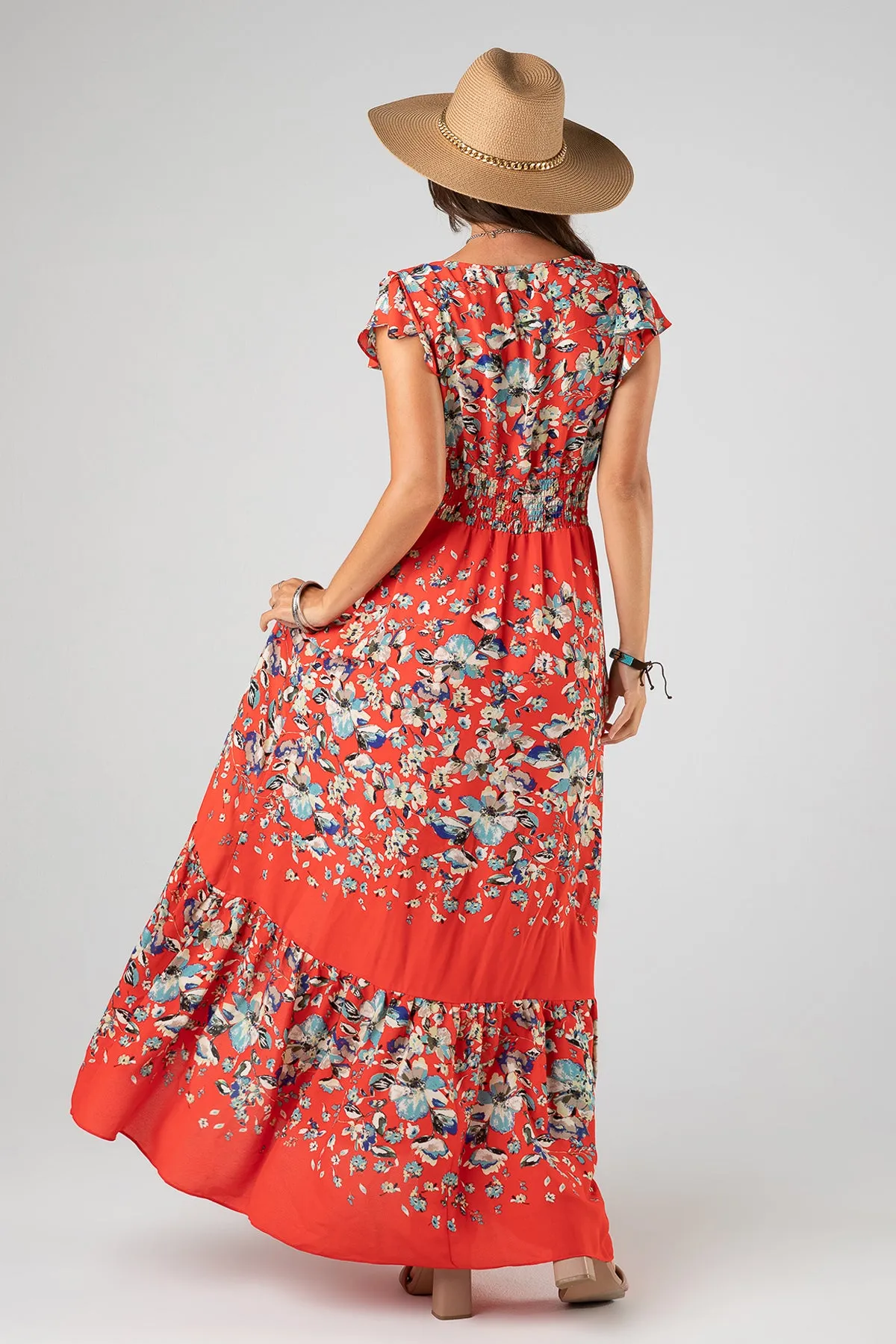Floral Print Maxi Dress sold by Miss Me product image thumbnail 2