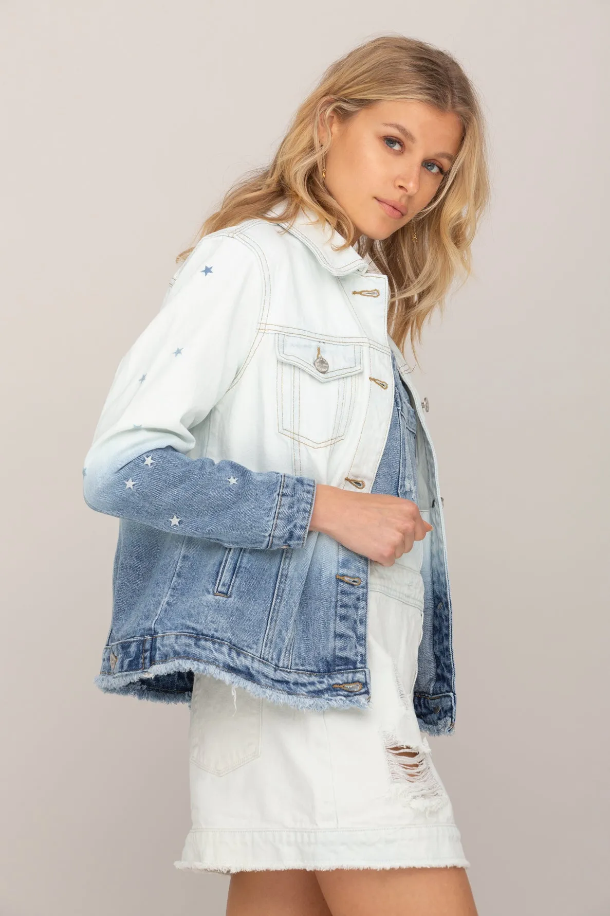 Star Worthy Denim Jacket sold by Miss Me product image thumbnail 2