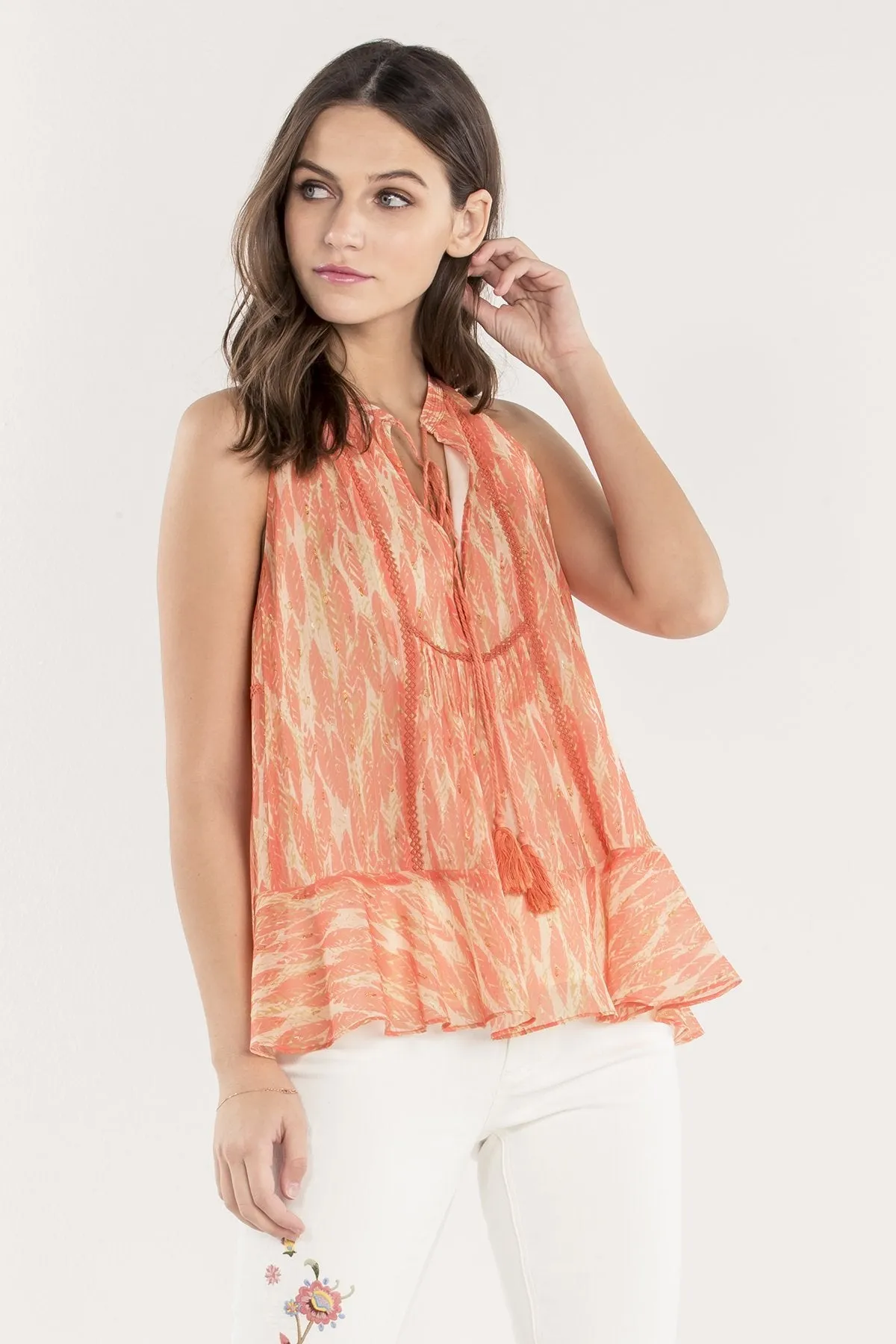 Sizzle And Shine Halter Top sold by Miss Me