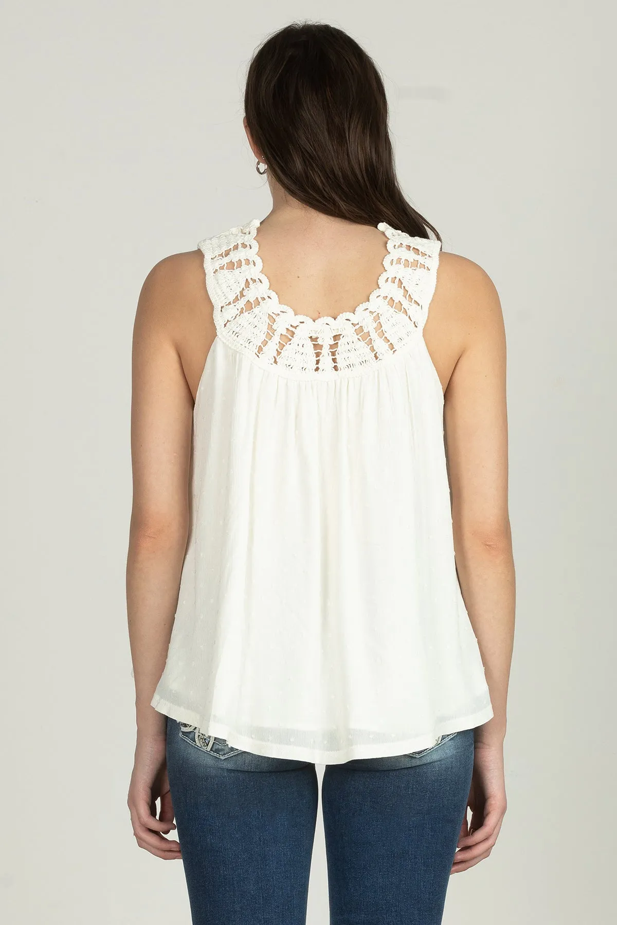 Cleopatra Crochet Loose Top sold by Miss Me product image thumbnail 3