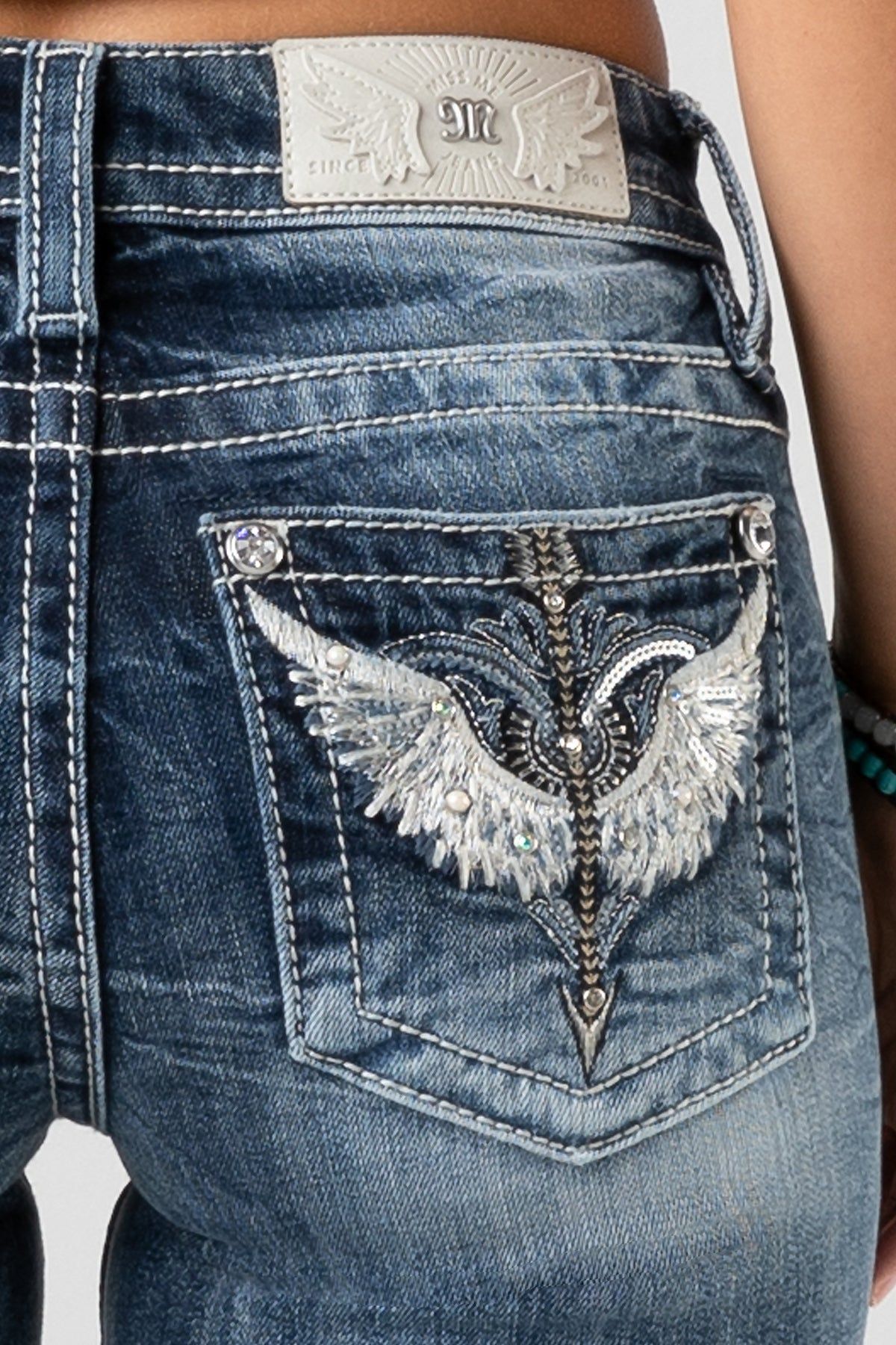 Angel Dagger Bootcut Jeans sold by Miss Me product image thumbnail 4