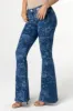 Rhiannon Floral Flare Jeans sold by Miss Me