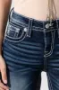 Feathered Cross Bootcut Jeans sold by Miss Me