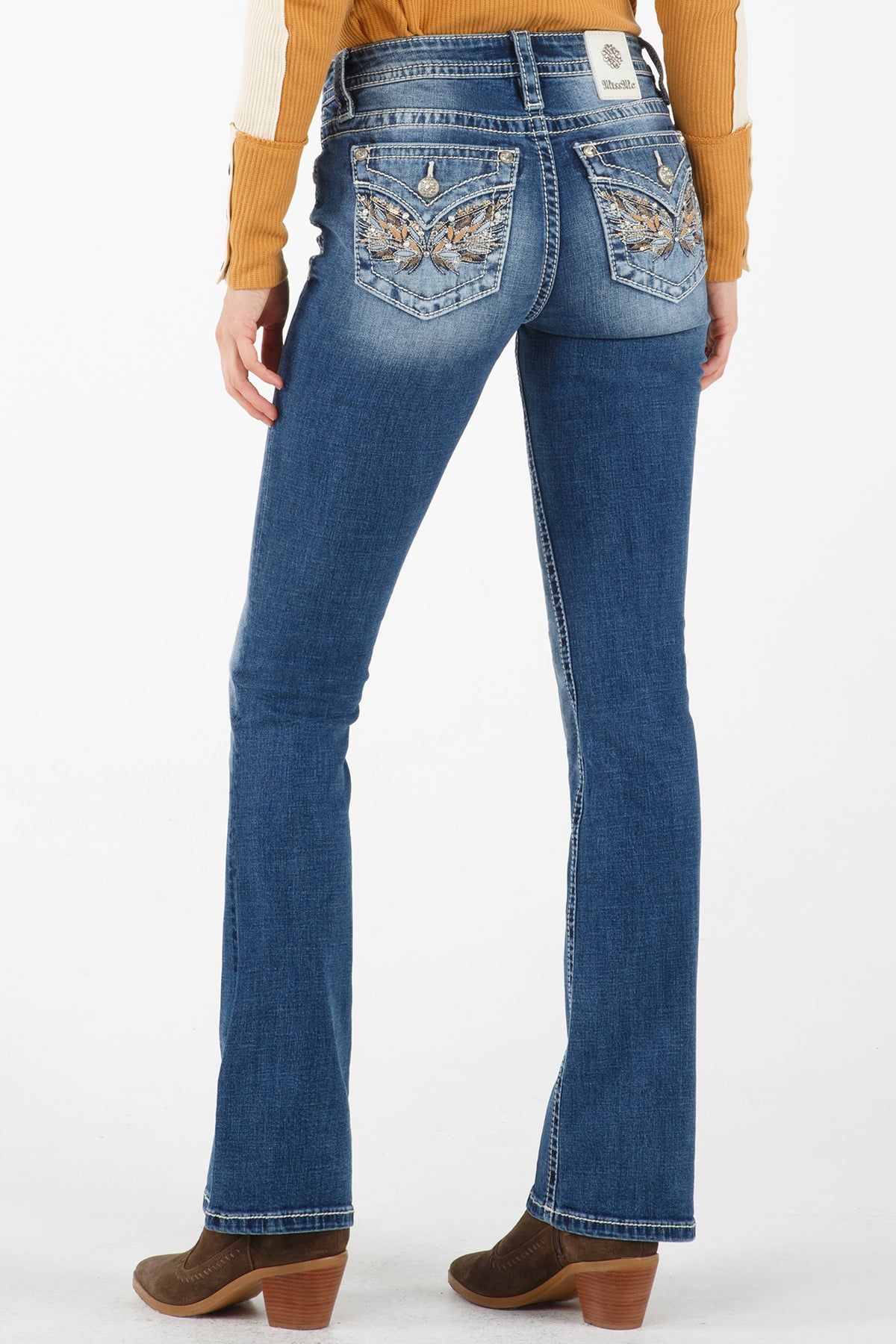 Winged Madness Bootcut Jeans sold by Miss Me
