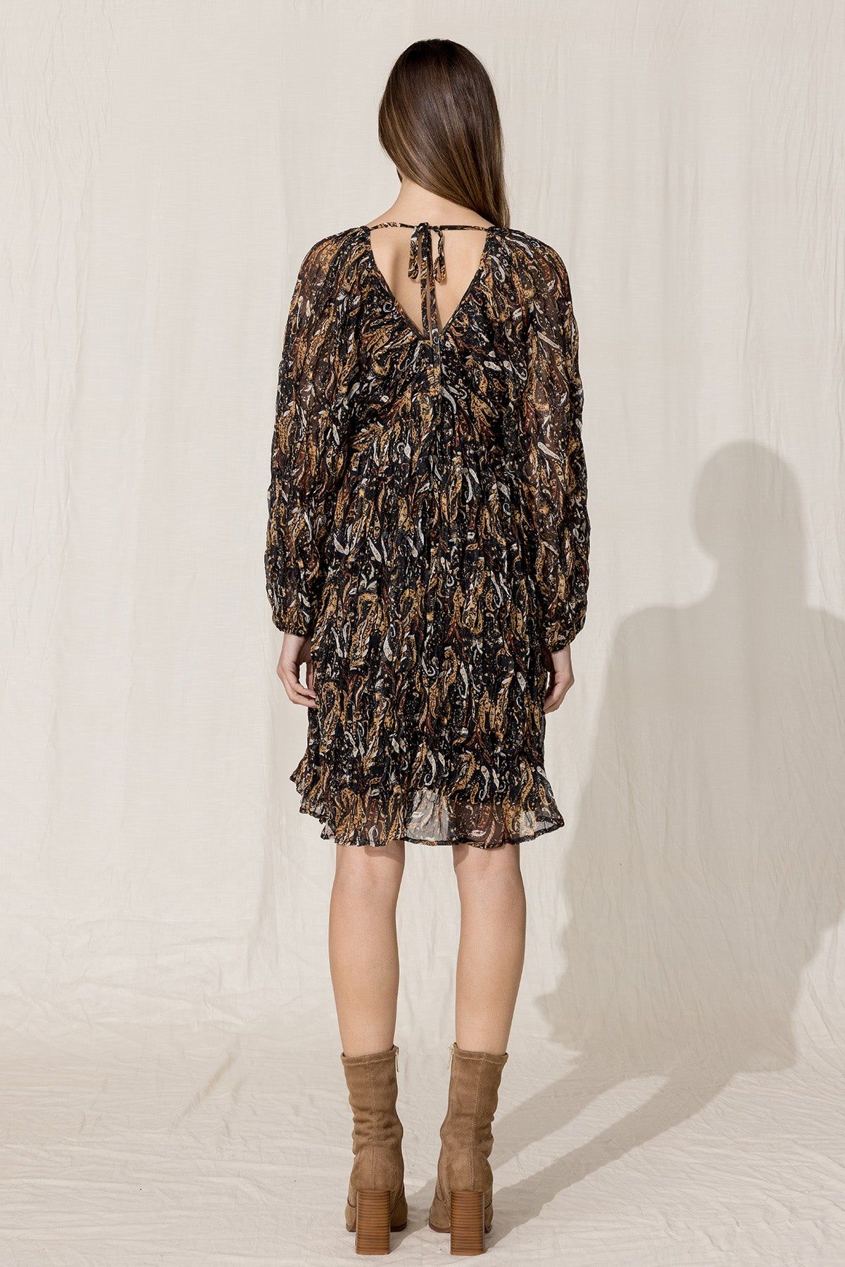 Paisley Chiffon Mini Dress sold by Miss Me product image thumbnail 4