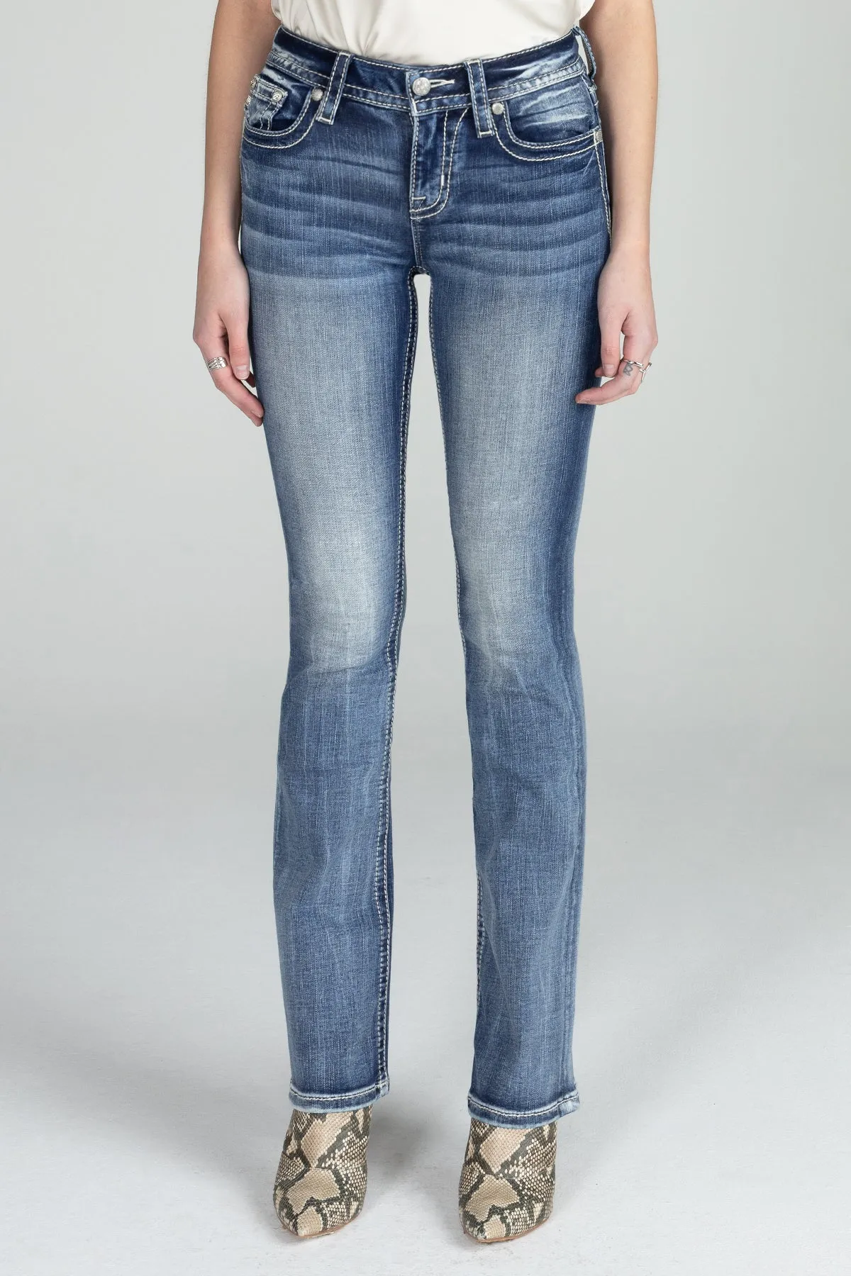 Tropical Dreamcatcher Bootcut Denim sold by Miss Me product image thumbnail 2