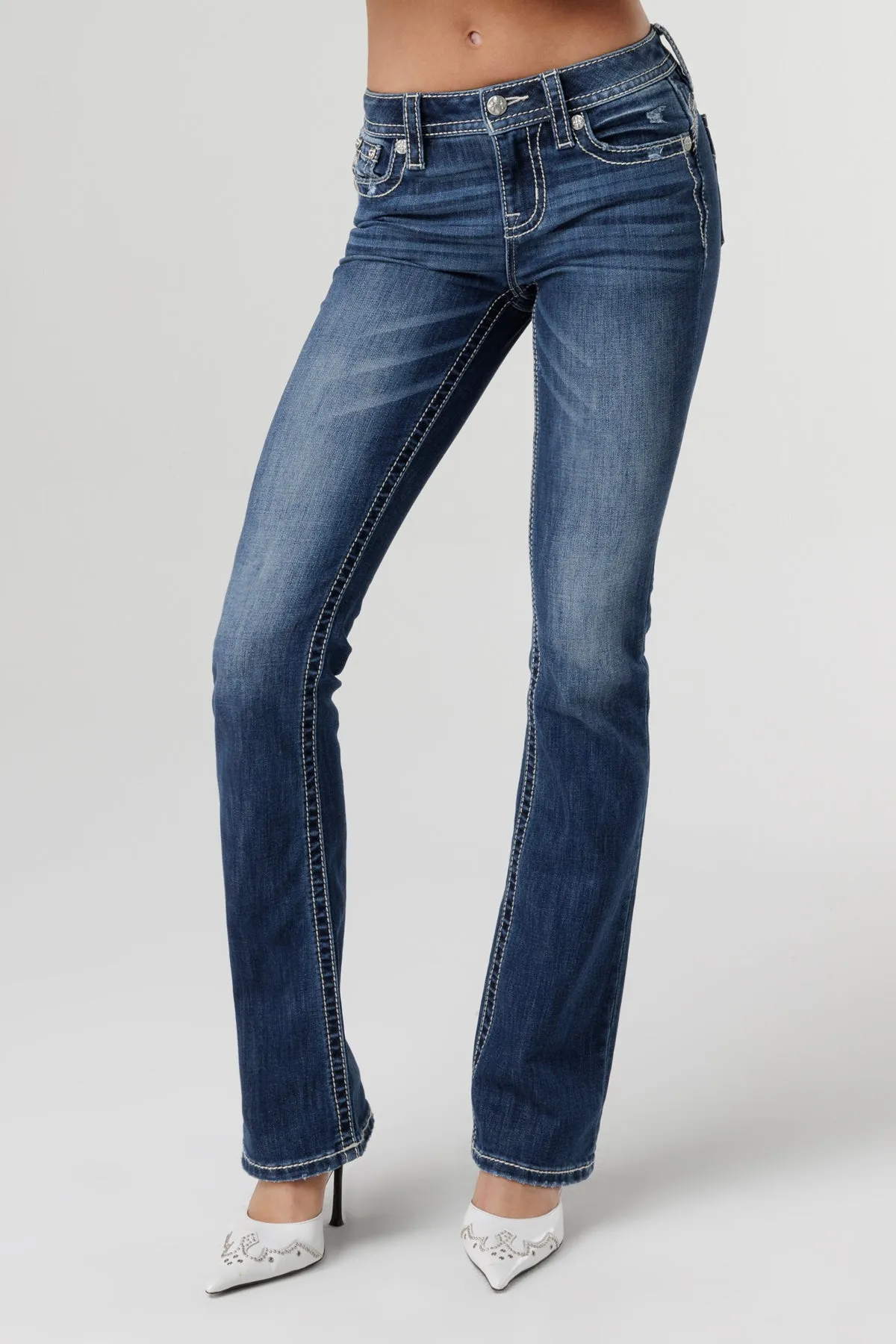 Angel Kisses Bootcut Jeans sold by Miss Me product image thumbnail 4