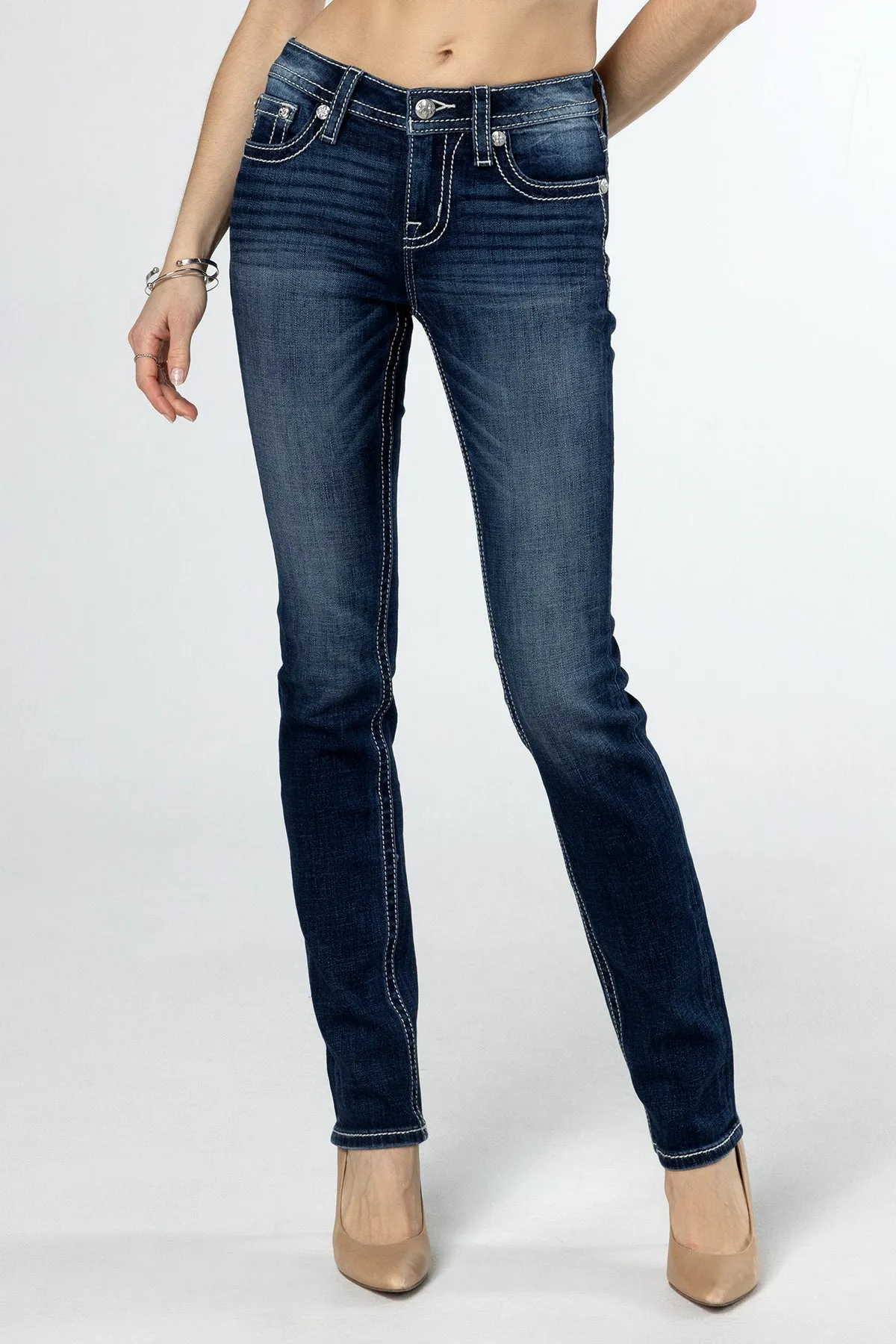 Of a Feather Straight Jeans sold by Miss Me product image thumbnail 2