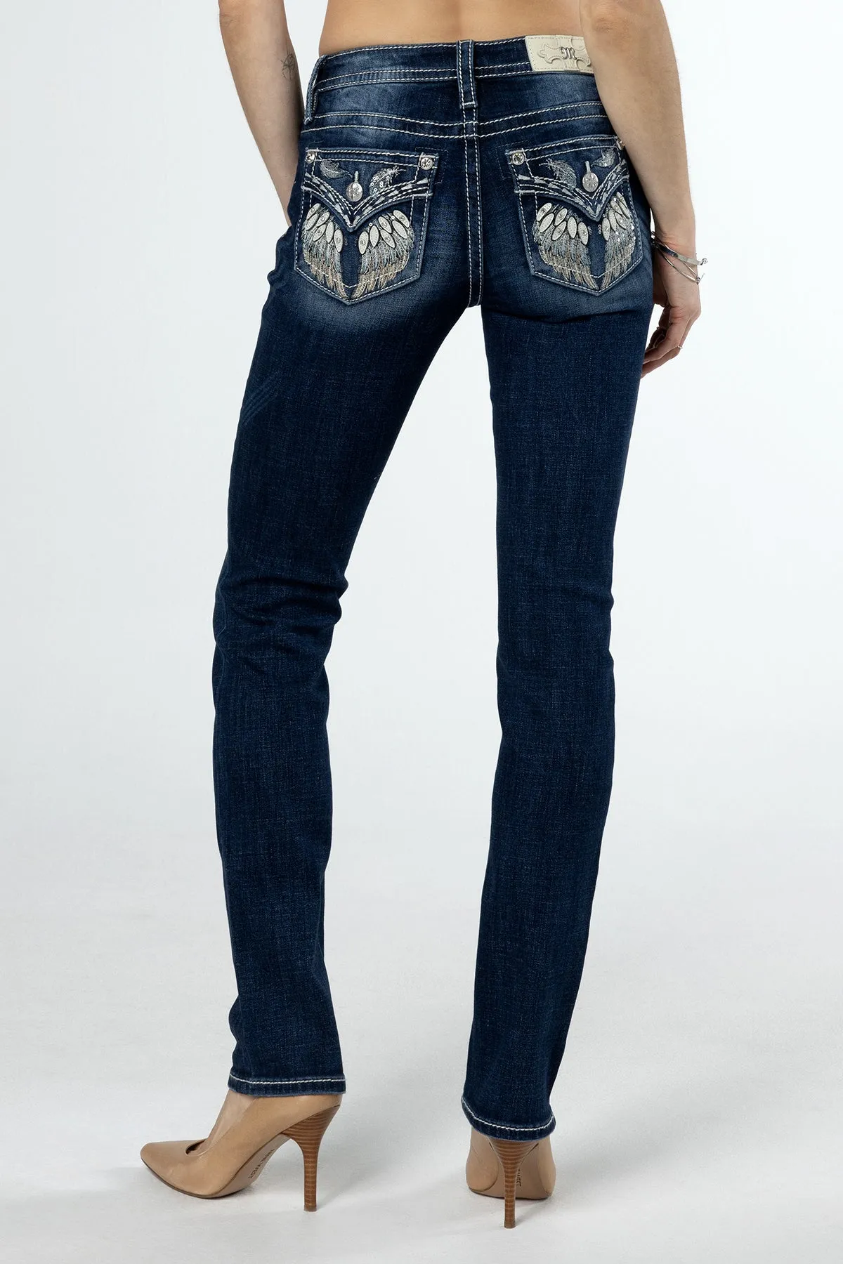 Of a Feather Straight Jeans sold by Miss Me