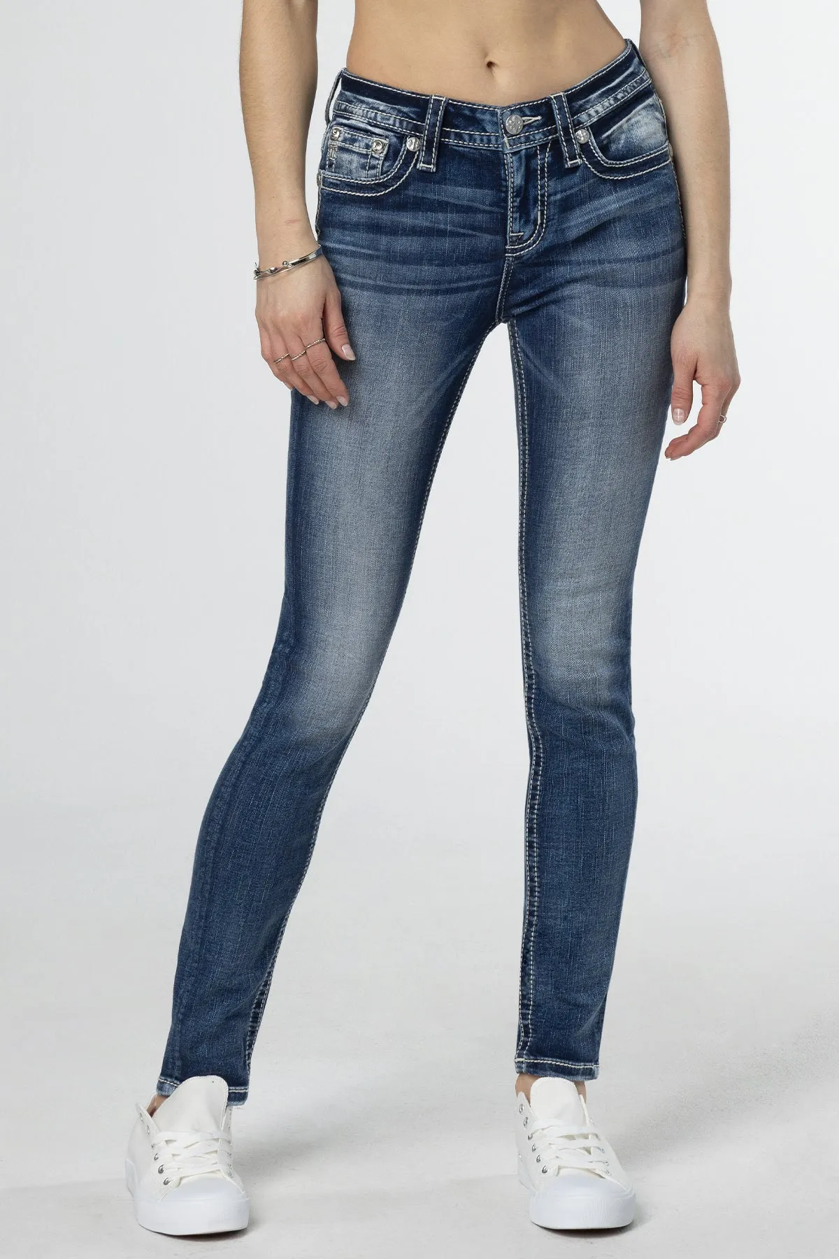 Golden Arches Skinny Jeans sold by Miss Me product image thumbnail 2