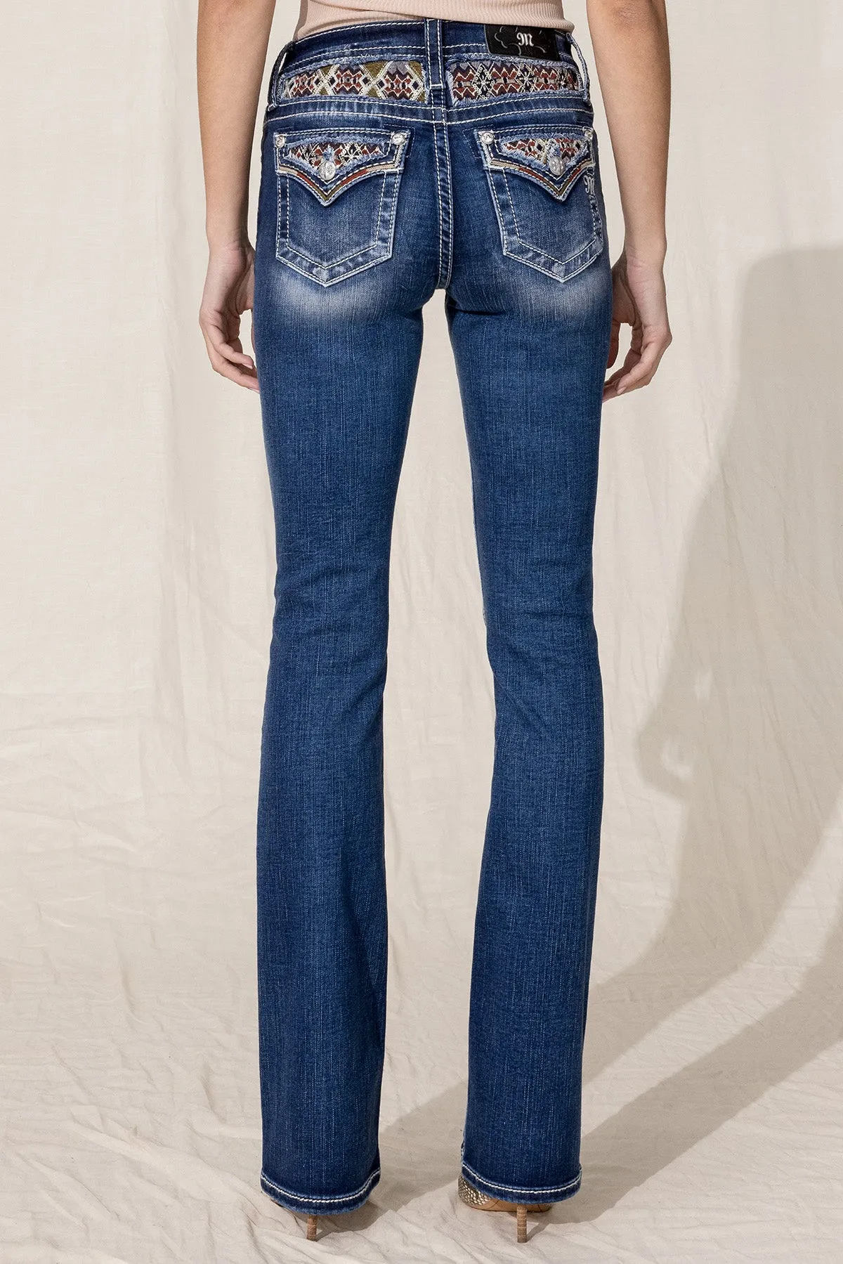 Retro Insert Bootcut Jeans sold by Miss Me