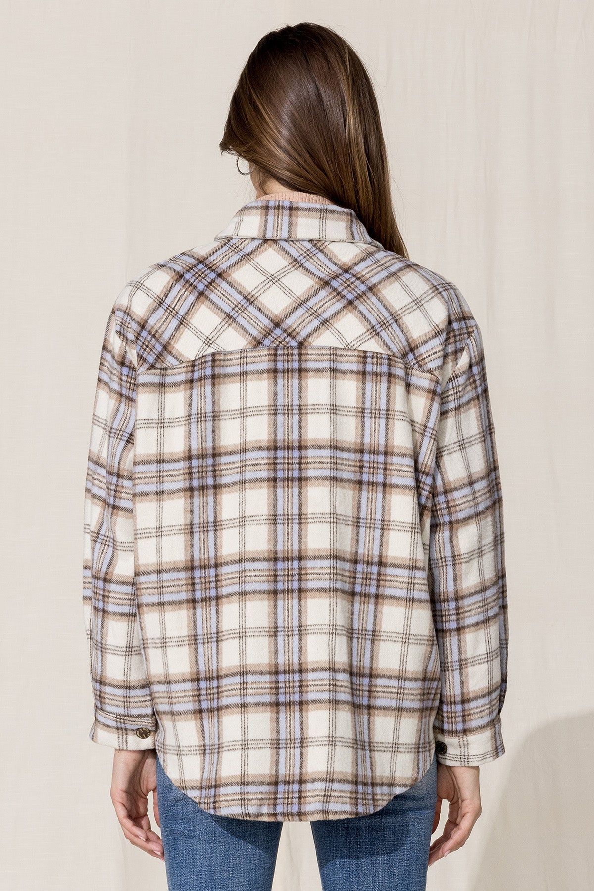 Button Up Shirt Jacket sold by Miss Me product image thumbnail 2