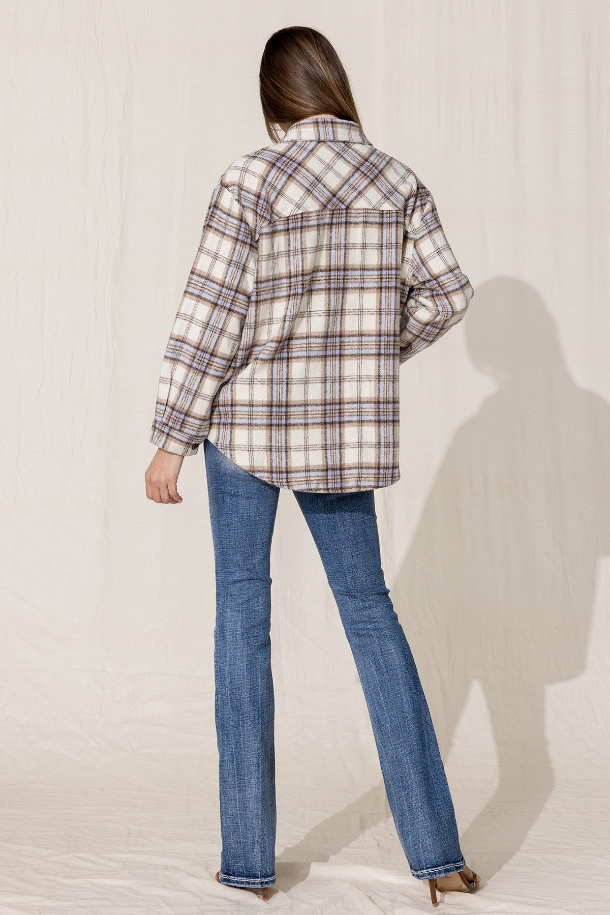 Button Up Shirt Jacket sold by Miss Me product image thumbnail 5