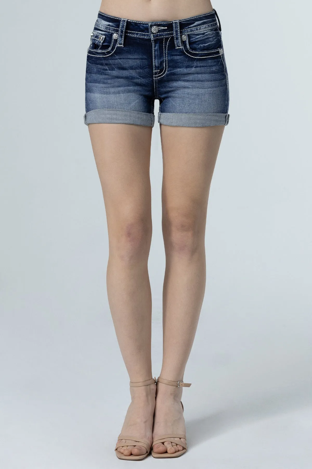 Sequin Garden Delight Shorts sold by Miss Me product image thumbnail 2