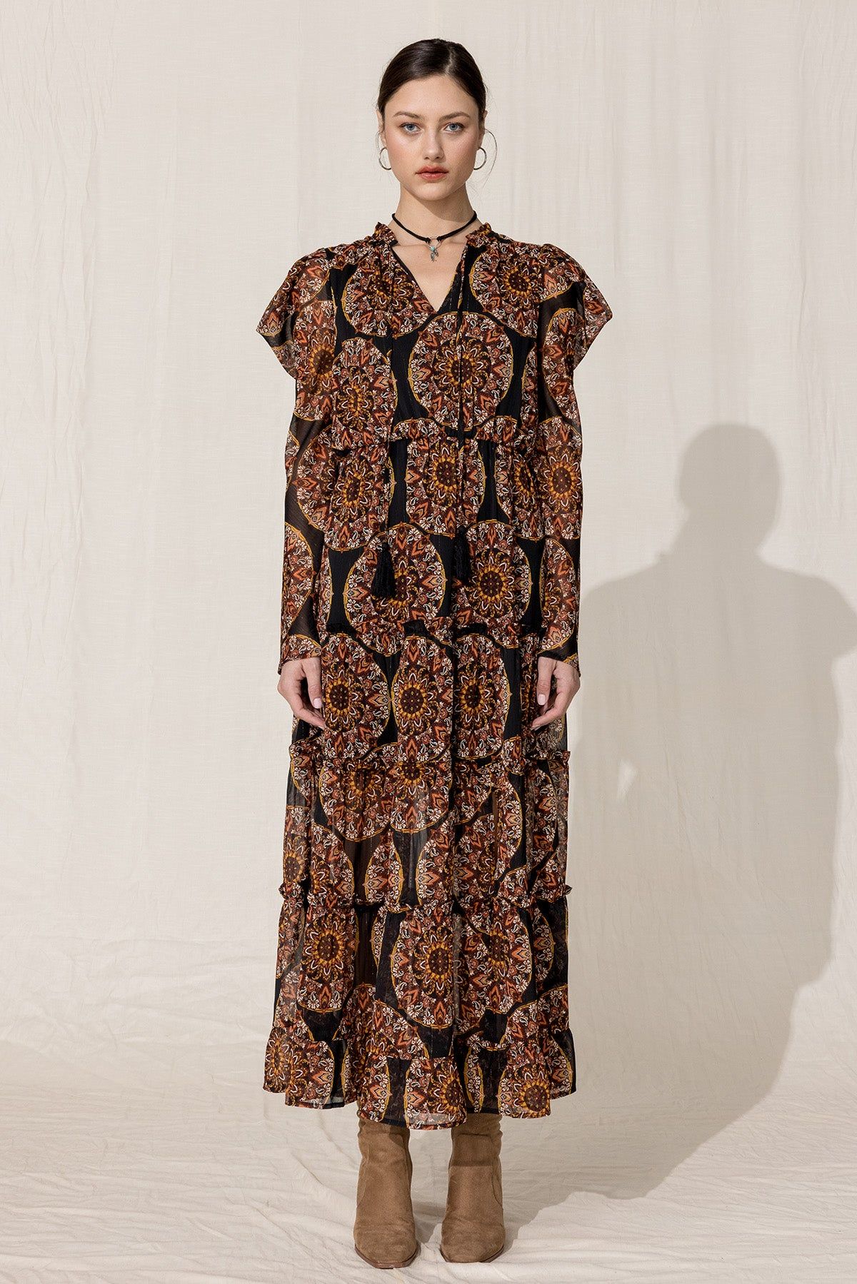 Chiffon Maxi Dress sold by Miss Me product image thumbnail 2