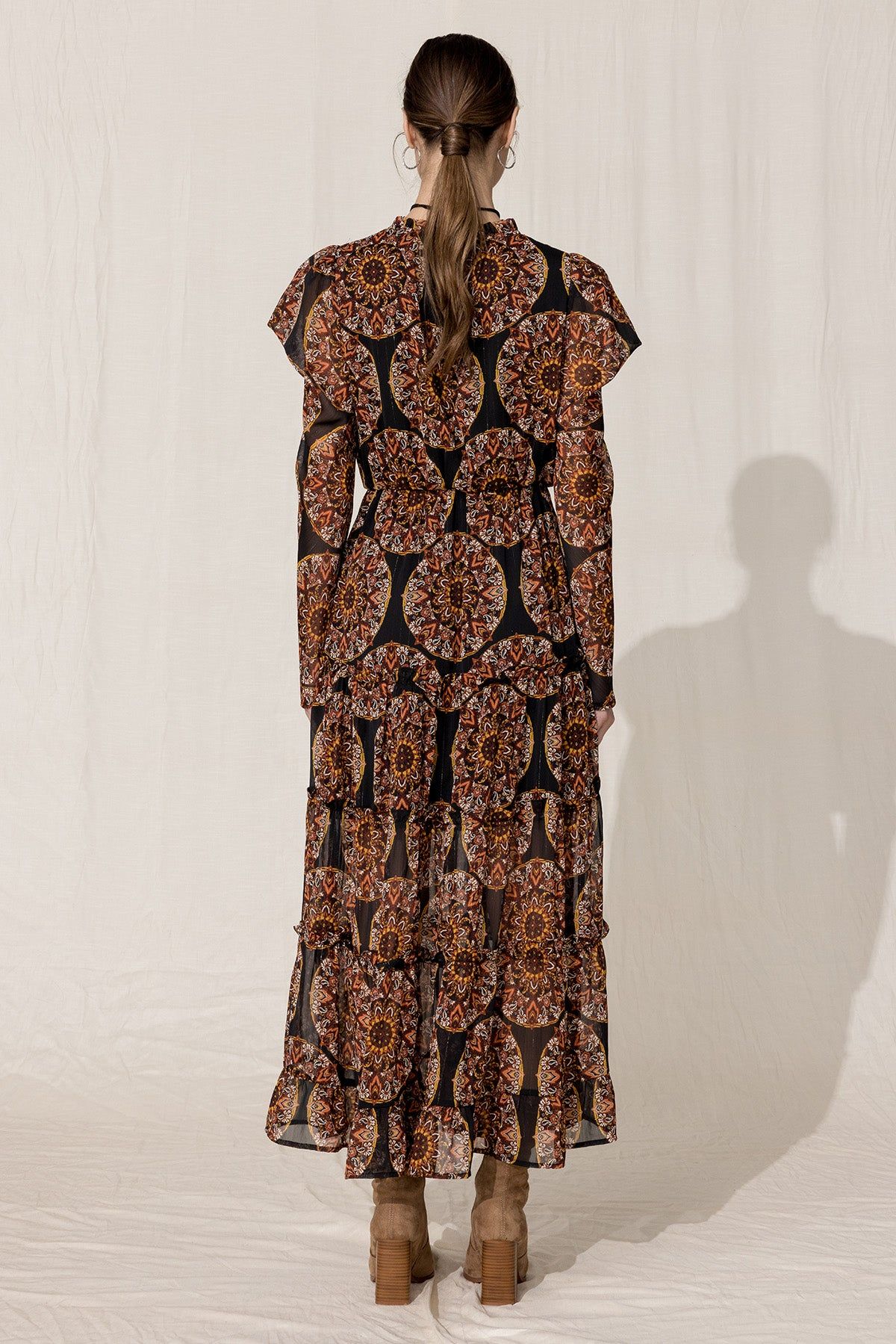 Chiffon Maxi Dress sold by Miss Me product image thumbnail 3