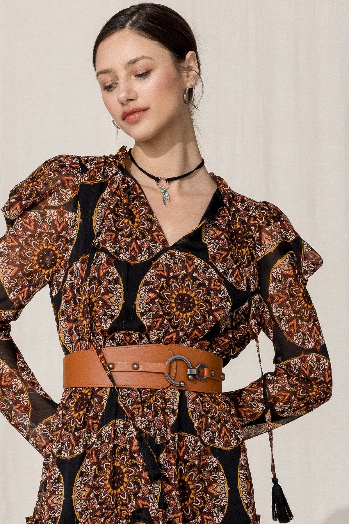 Chiffon Maxi Dress sold by Miss Me