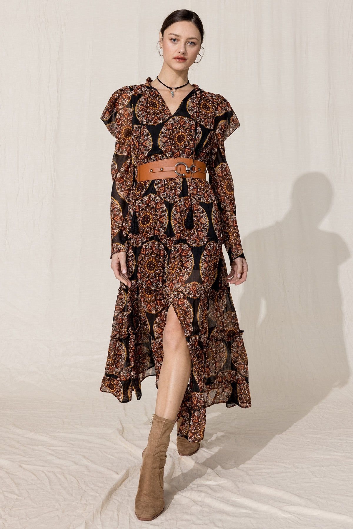 Chiffon Maxi Dress sold by Miss Me product image thumbnail 5