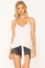 Essential Tie Front Cami sold by Miss Me