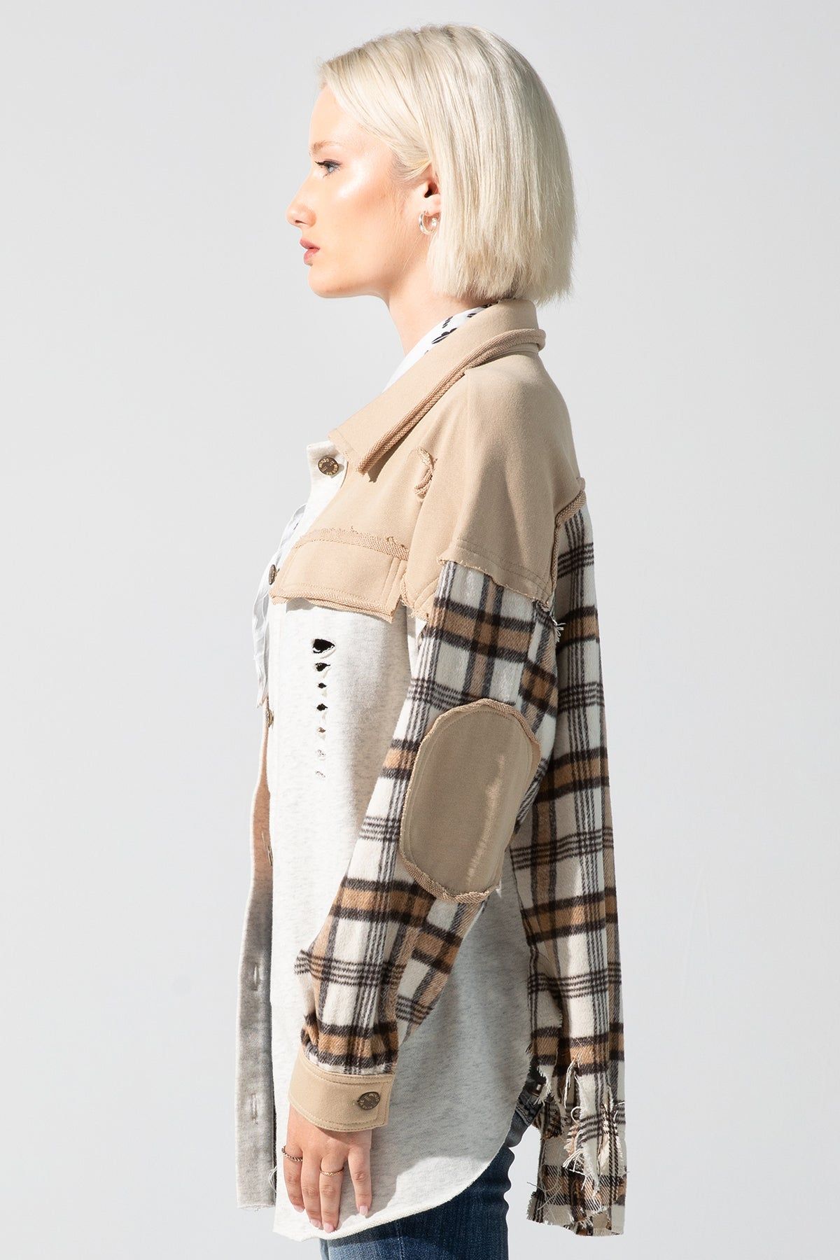 Flannel Button Up sold by Miss Me product image thumbnail 4