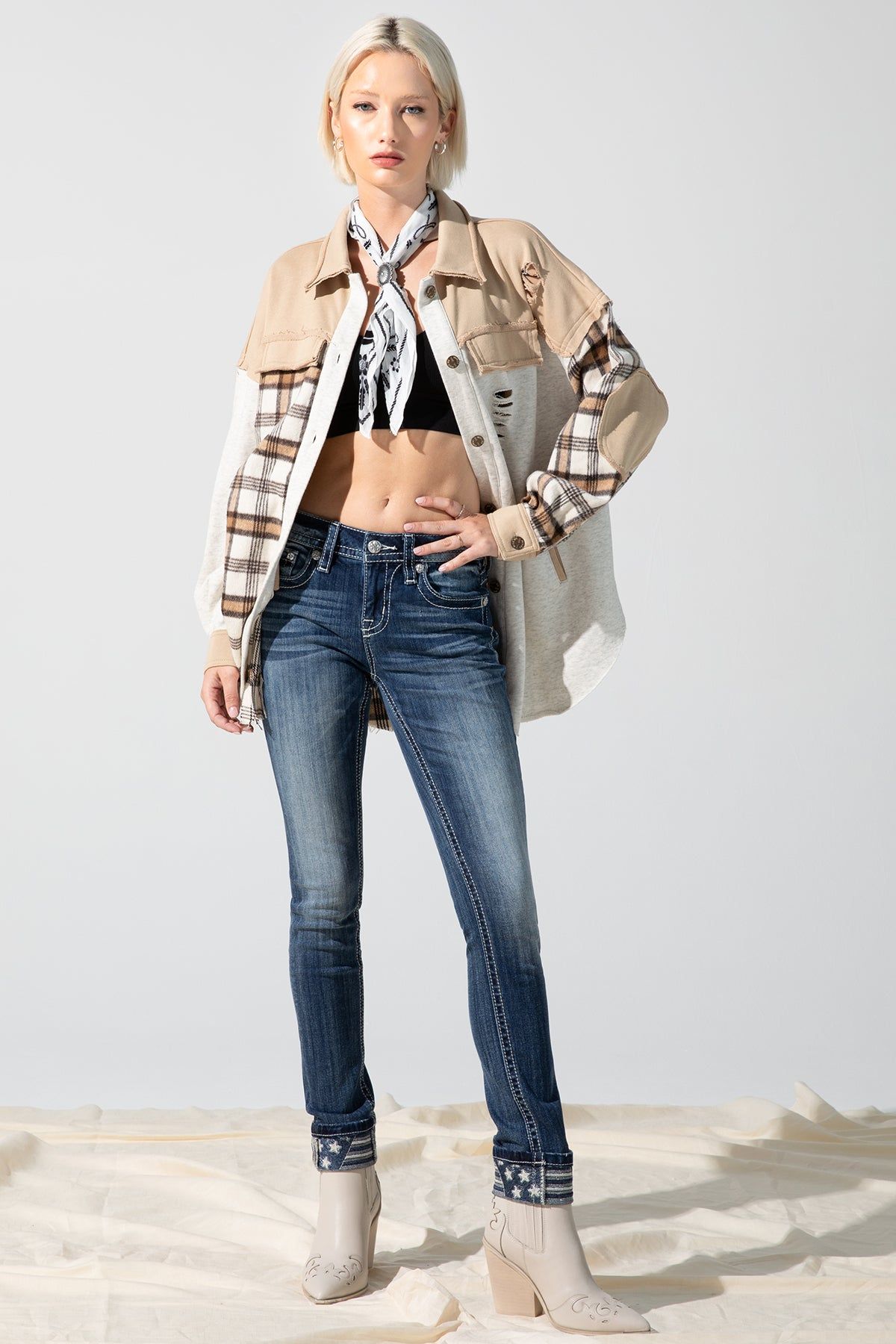 Flannel Button Up sold by Miss Me