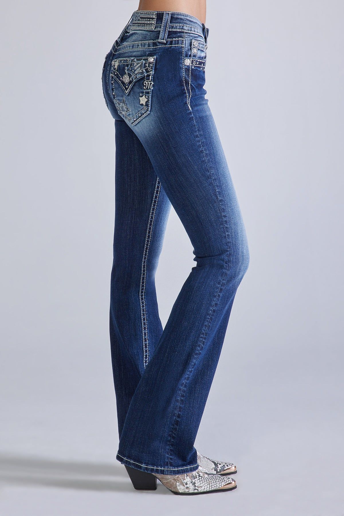 Star Spangled Bootcut Jeans sold by Miss Me product image thumbnail 3