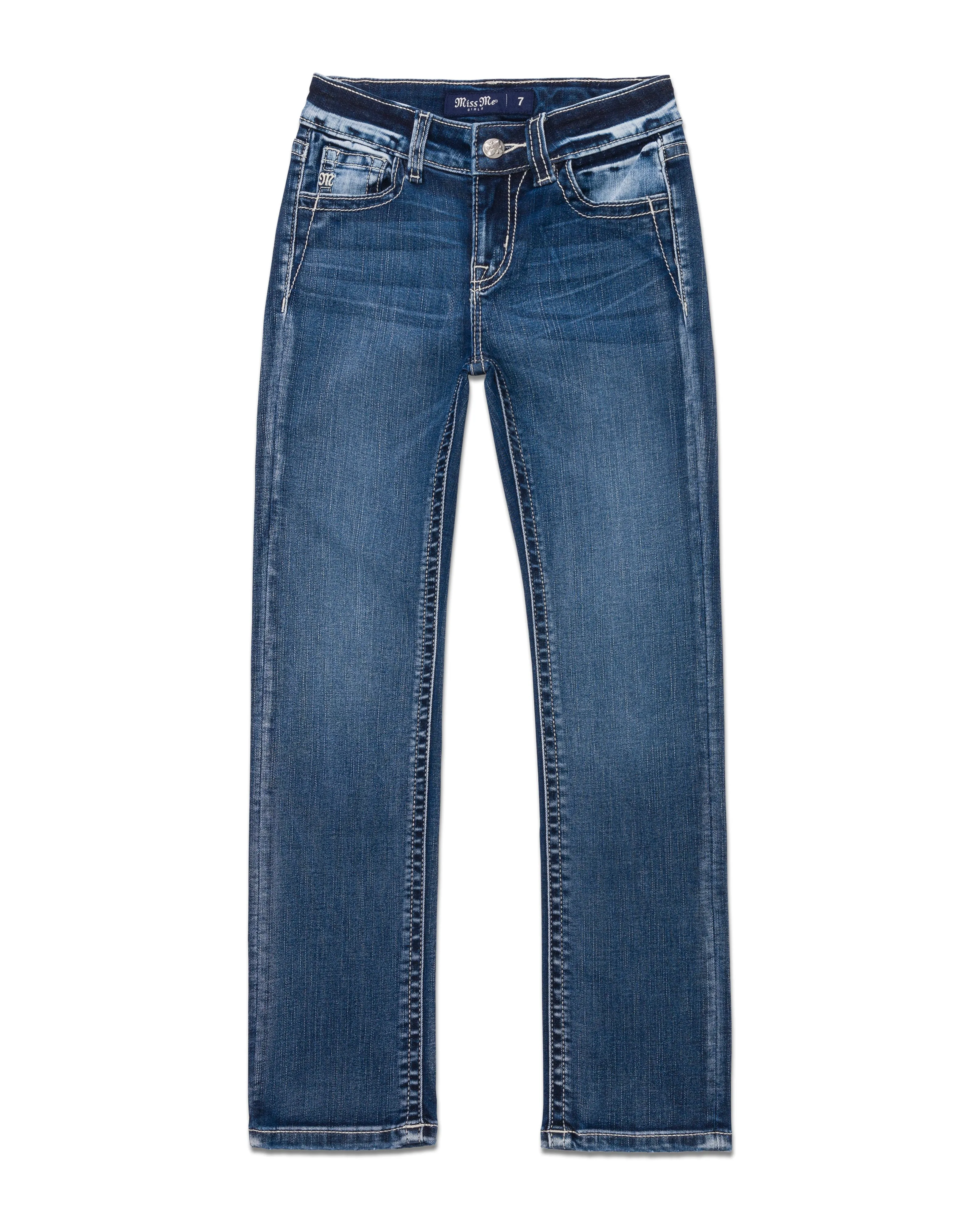 Girls Fleur Glass Straight Jeans sold by Miss Me product image thumbnail 3