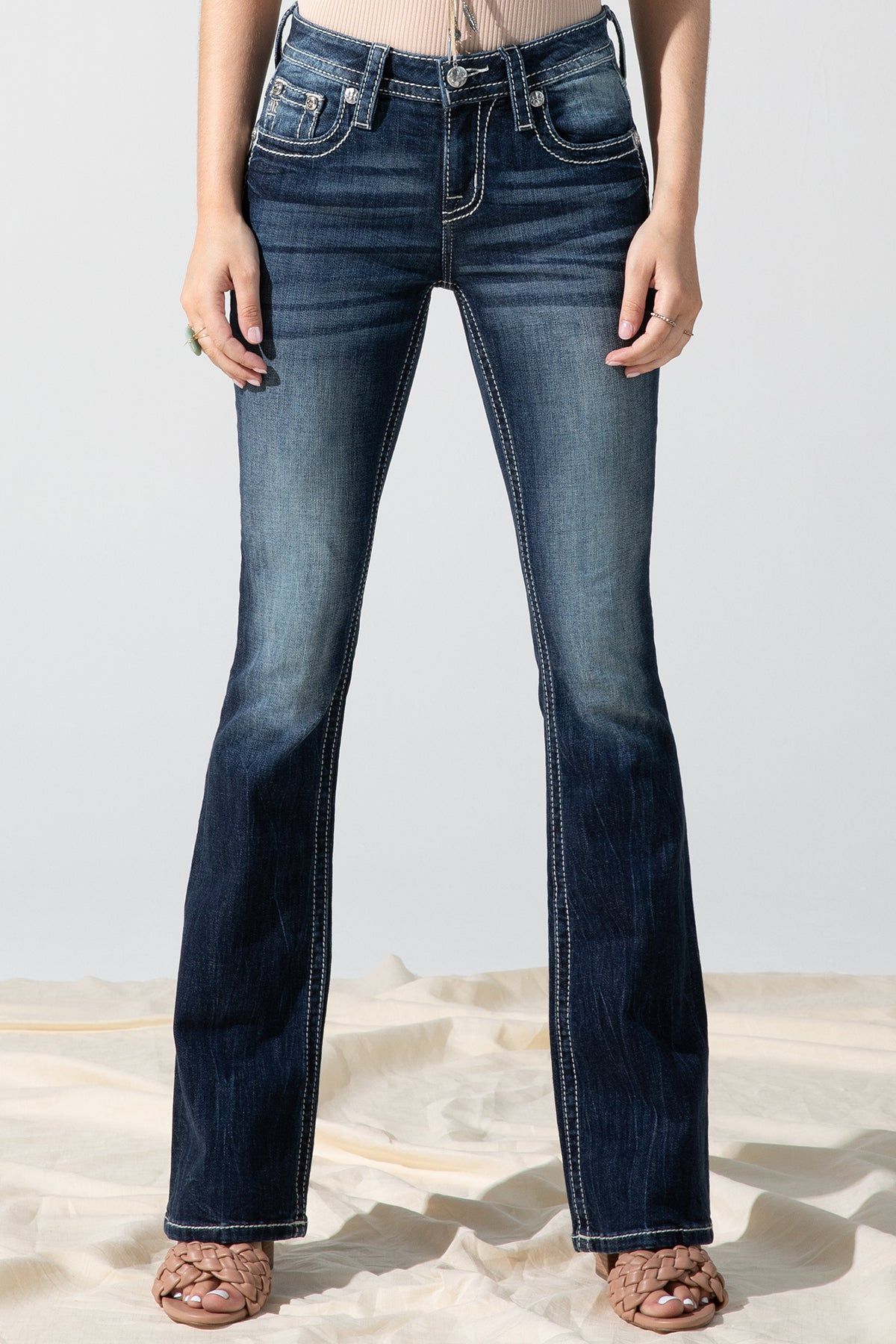 Aztec Glitz Bootcut Jeans sold by Miss Me product image thumbnail 2