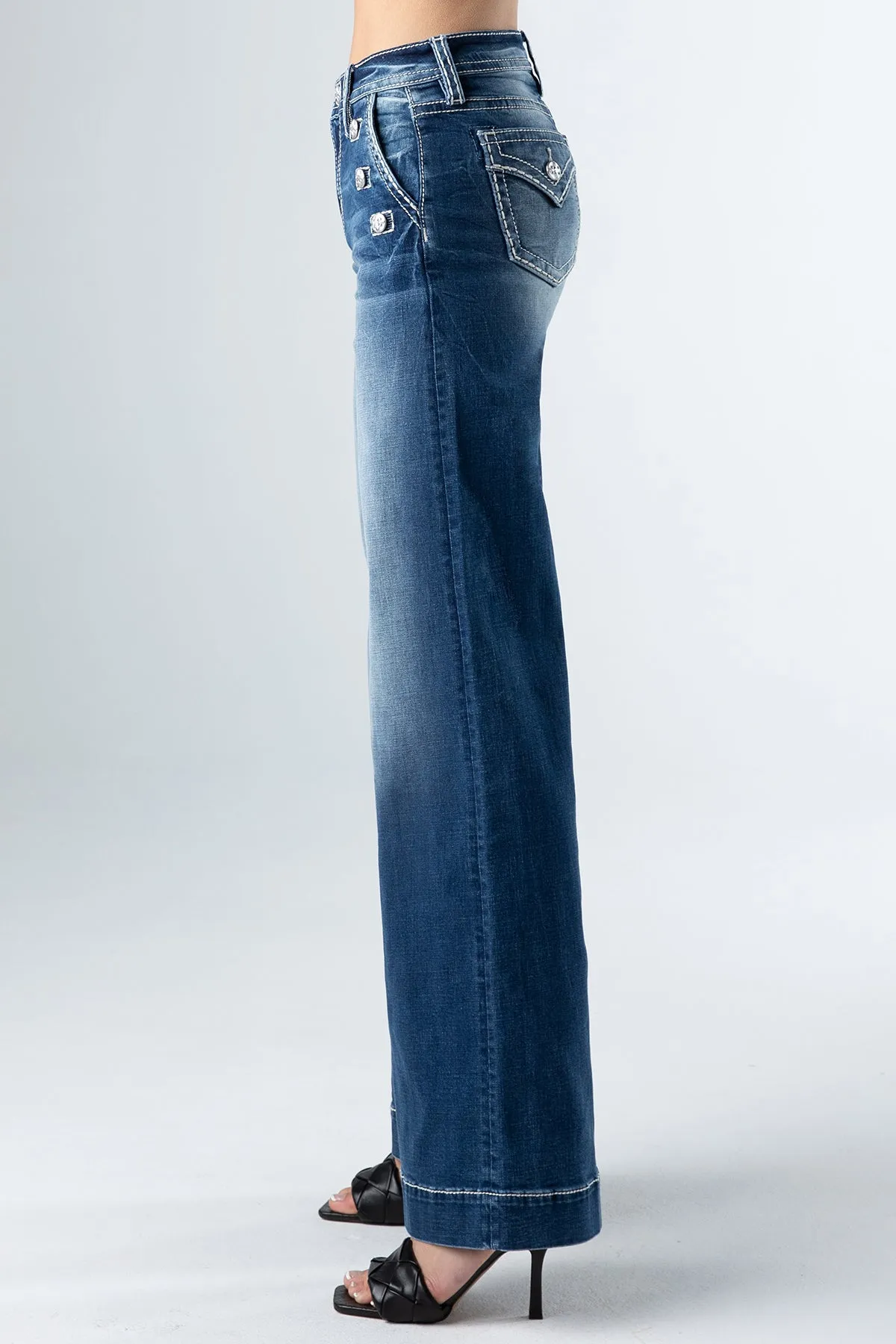Simple Trouser Denim sold by Miss Me product image thumbnail 3
