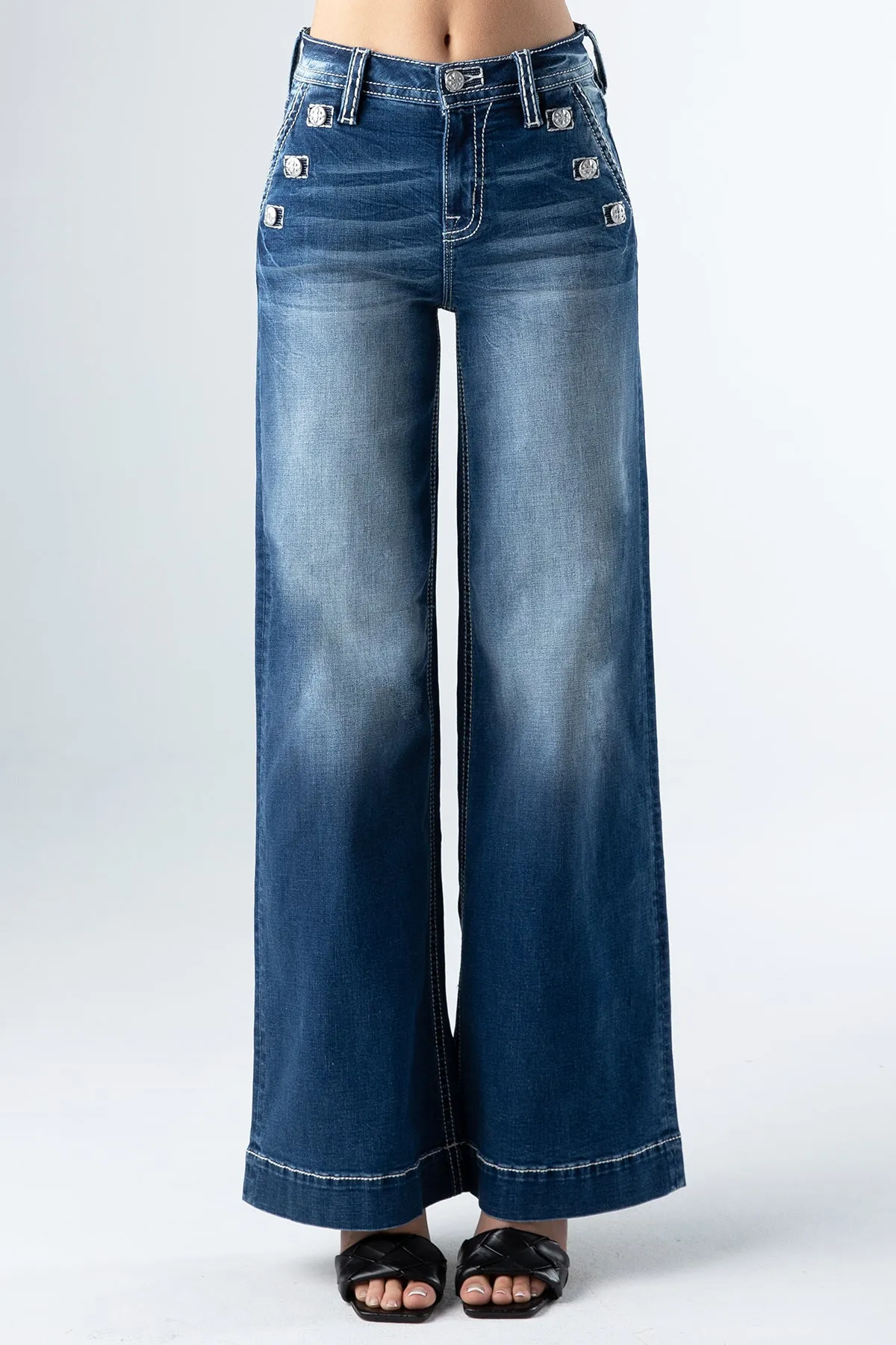 Simple Trouser Denim sold by Miss Me product image thumbnail 2