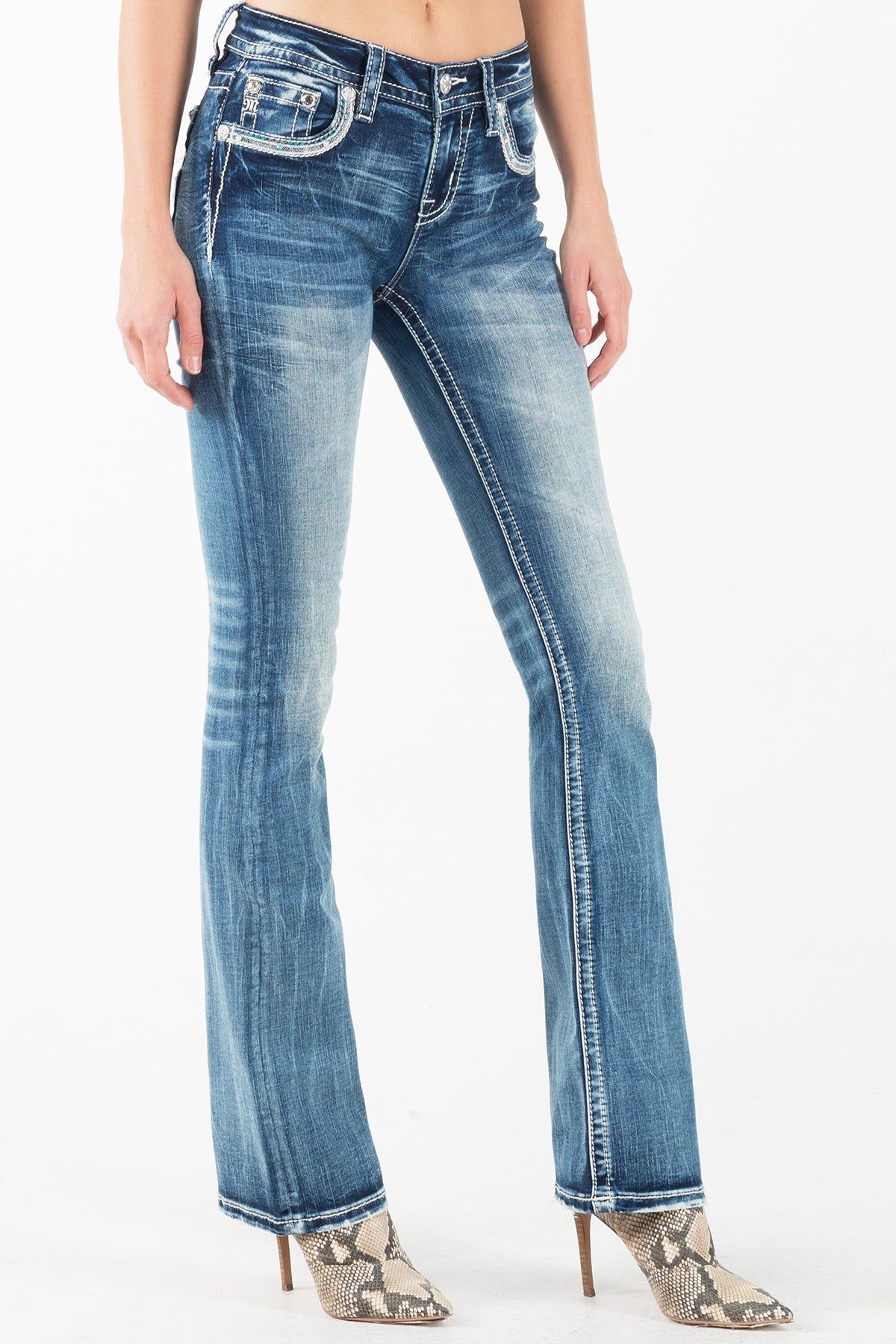 Pieces of Me Bootcut Jeans sold by Miss Me product image thumbnail 3