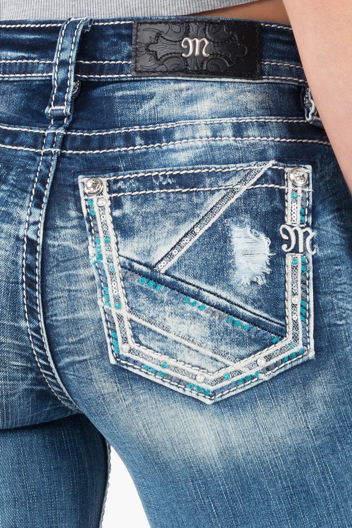 Pieces of Me Bootcut Jeans sold by Miss Me product image thumbnail 2