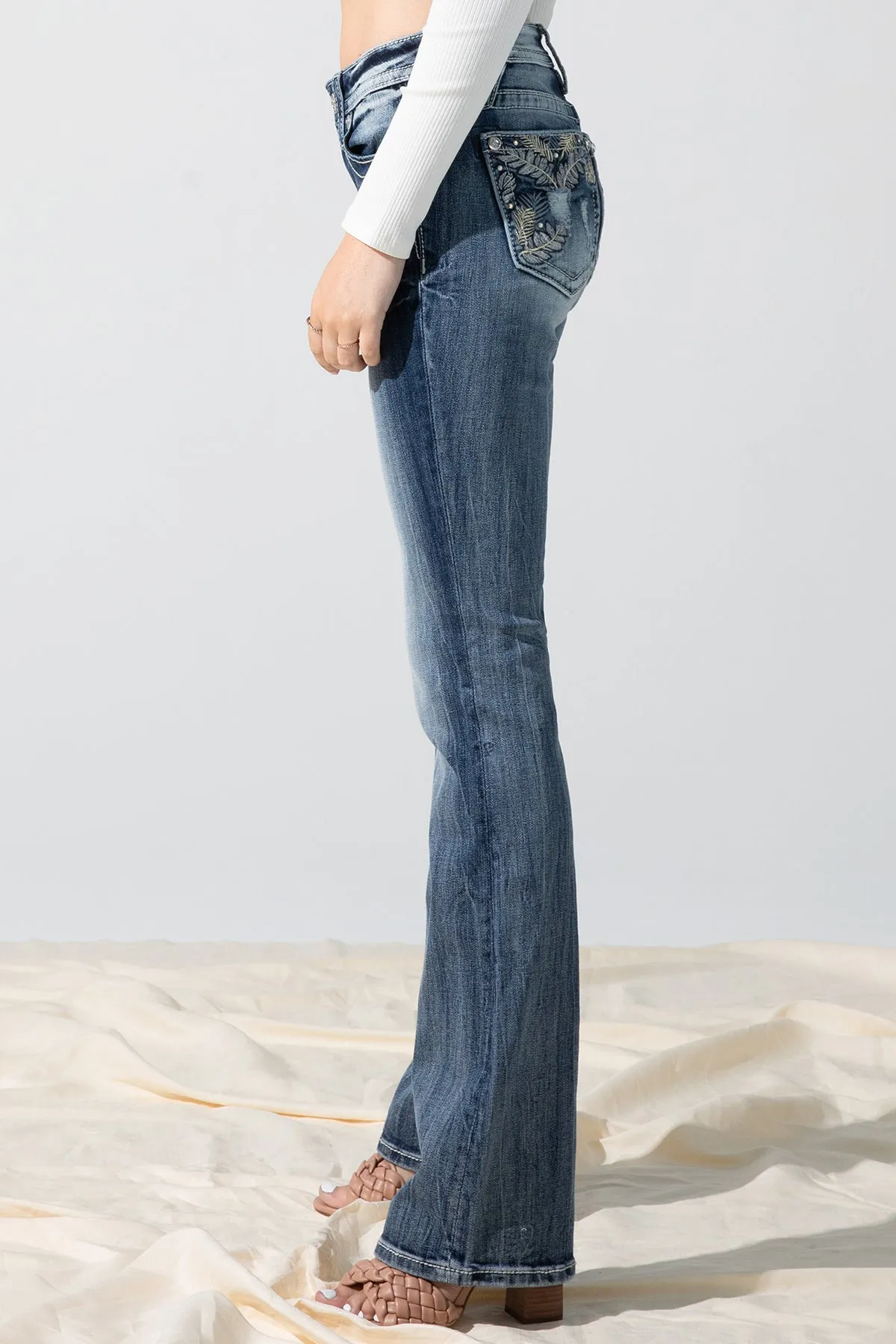 Torn Garden Bootcut Jeans sold by Miss Me product image thumbnail 3