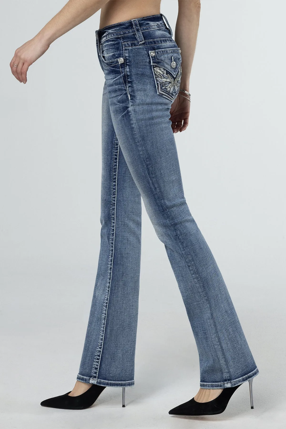 Pop Wing Bootcut Jeans sold by Miss Me product image thumbnail 5