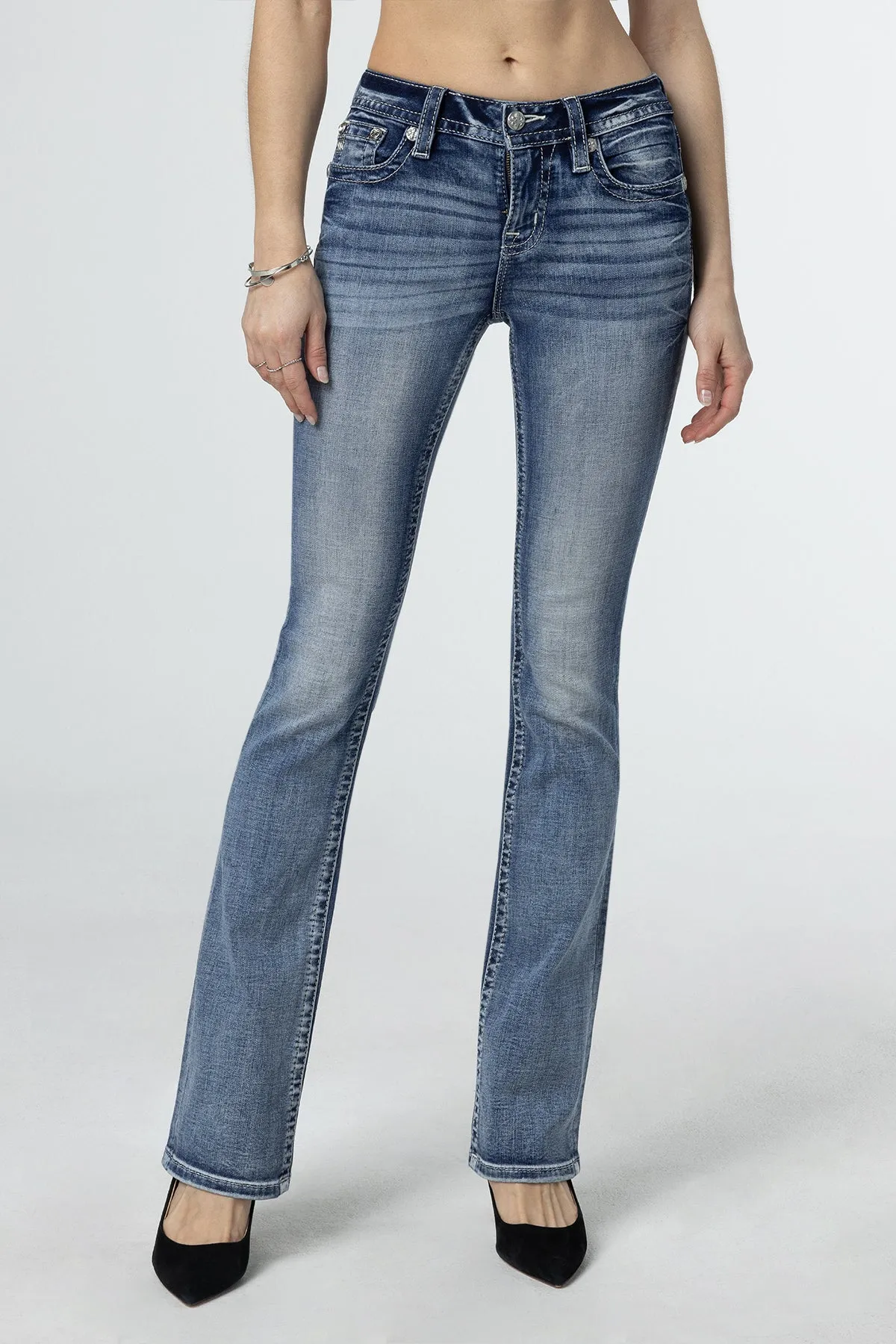 Pop Wing Bootcut Jeans sold by Miss Me product image thumbnail 2