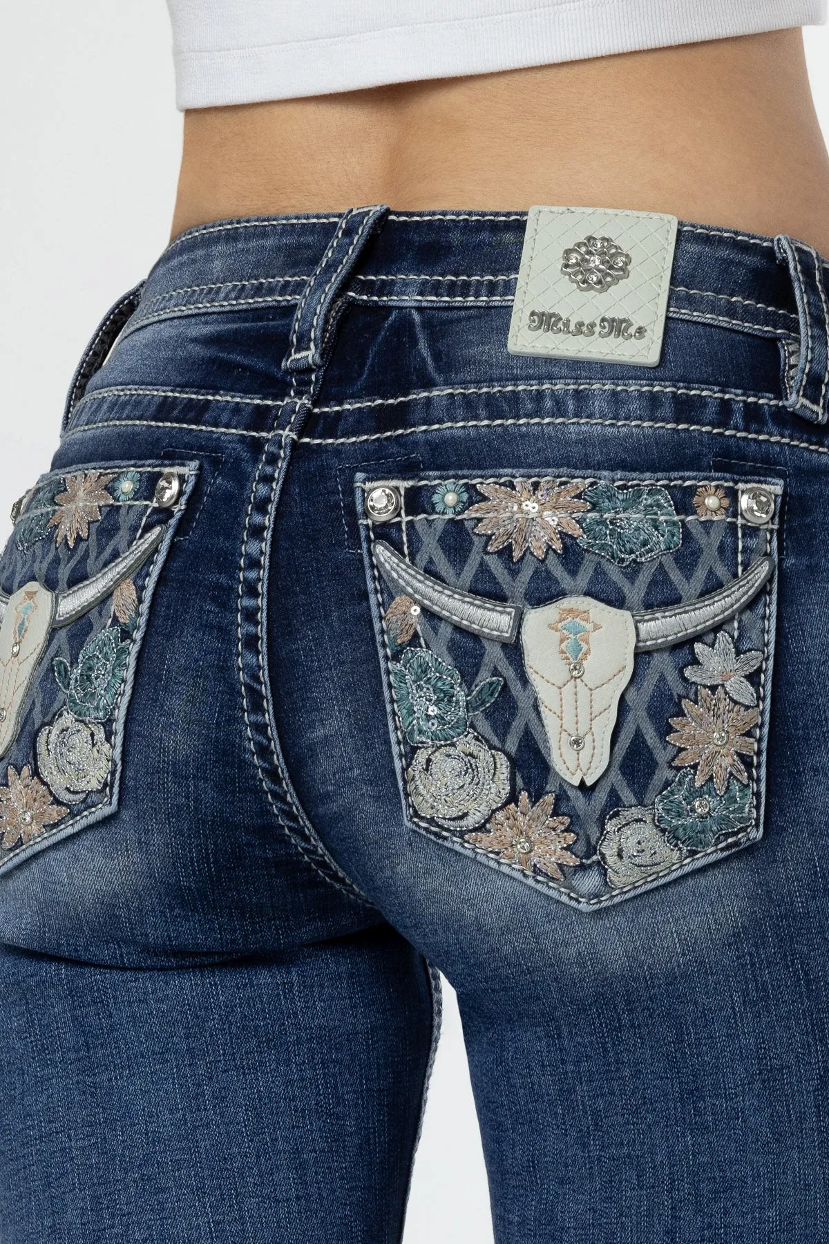 Western Bloom Bootcut Jeans sold by Miss Me product image thumbnail 2
