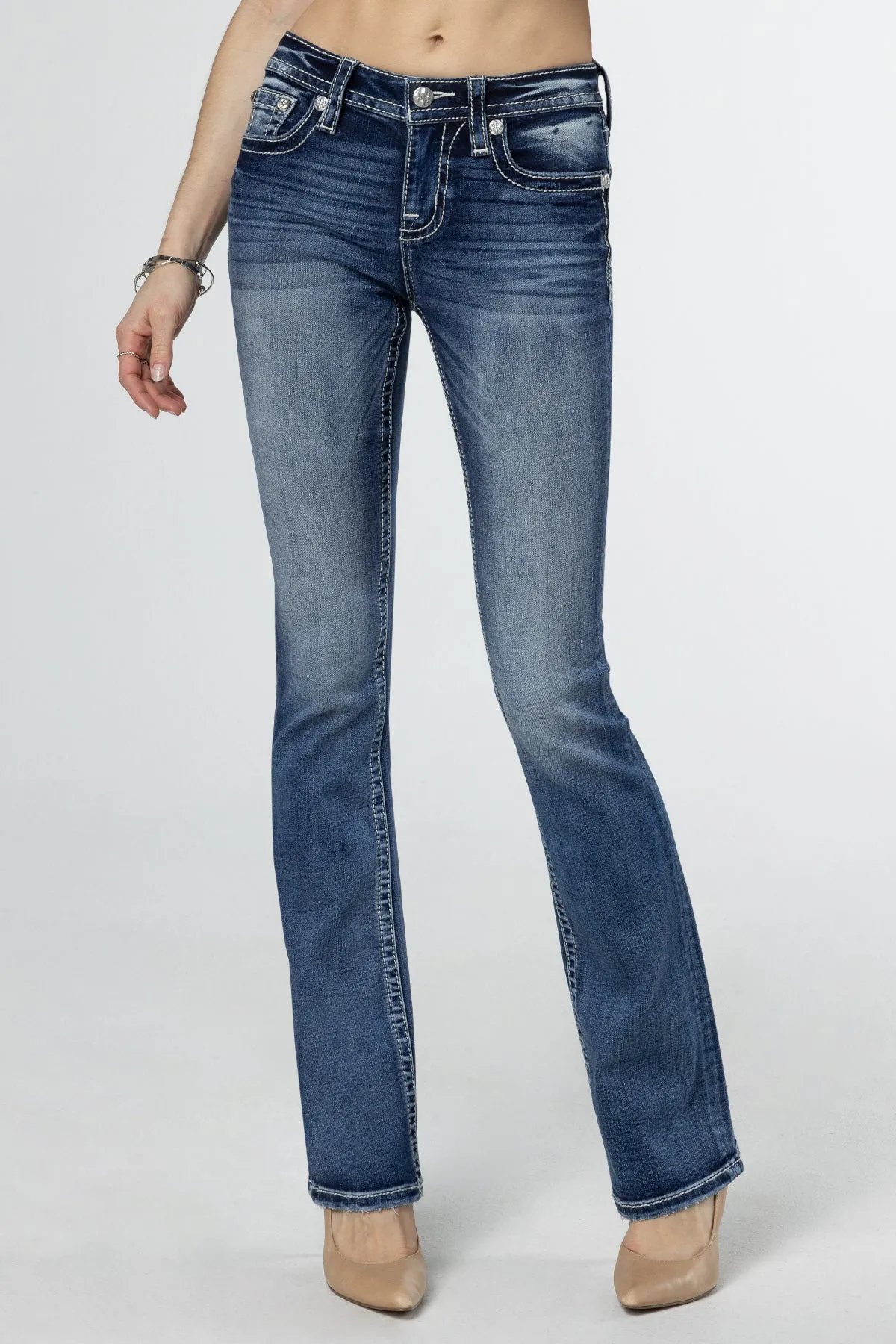 Western Bloom Bootcut Jeans sold by Miss Me product image thumbnail 3