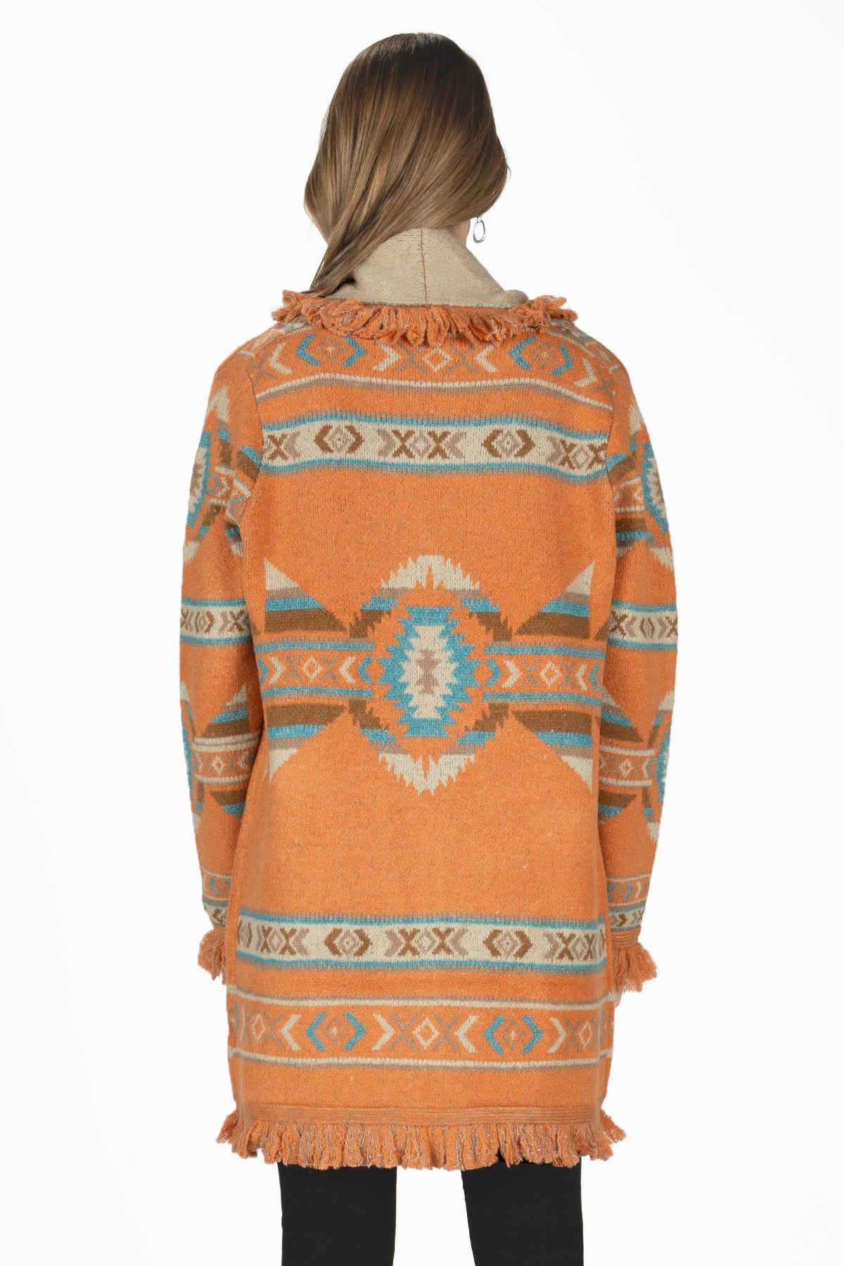 Aztec Button Front Cardigan sold by Miss Me product image thumbnail 3