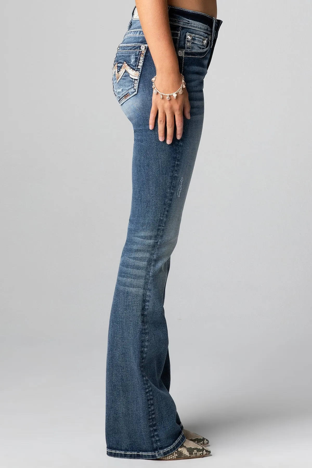 Tan M Life Bootcut Jeans sold by Miss Me product image thumbnail 3
