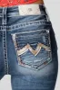 Tan M Life Bootcut Jeans sold by Miss Me