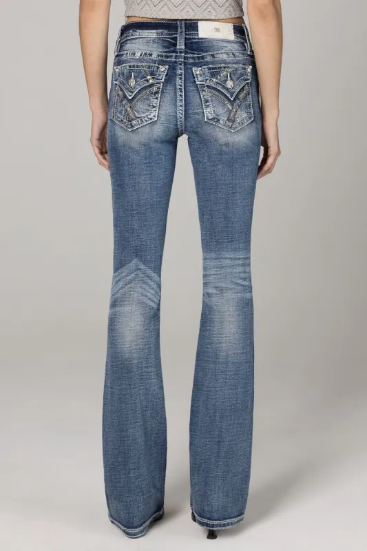 Sequin Road Bootcut Jeans sold by Miss Me