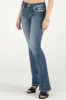 Pink Border Stitch Bootcut Jeans sold by Miss Me