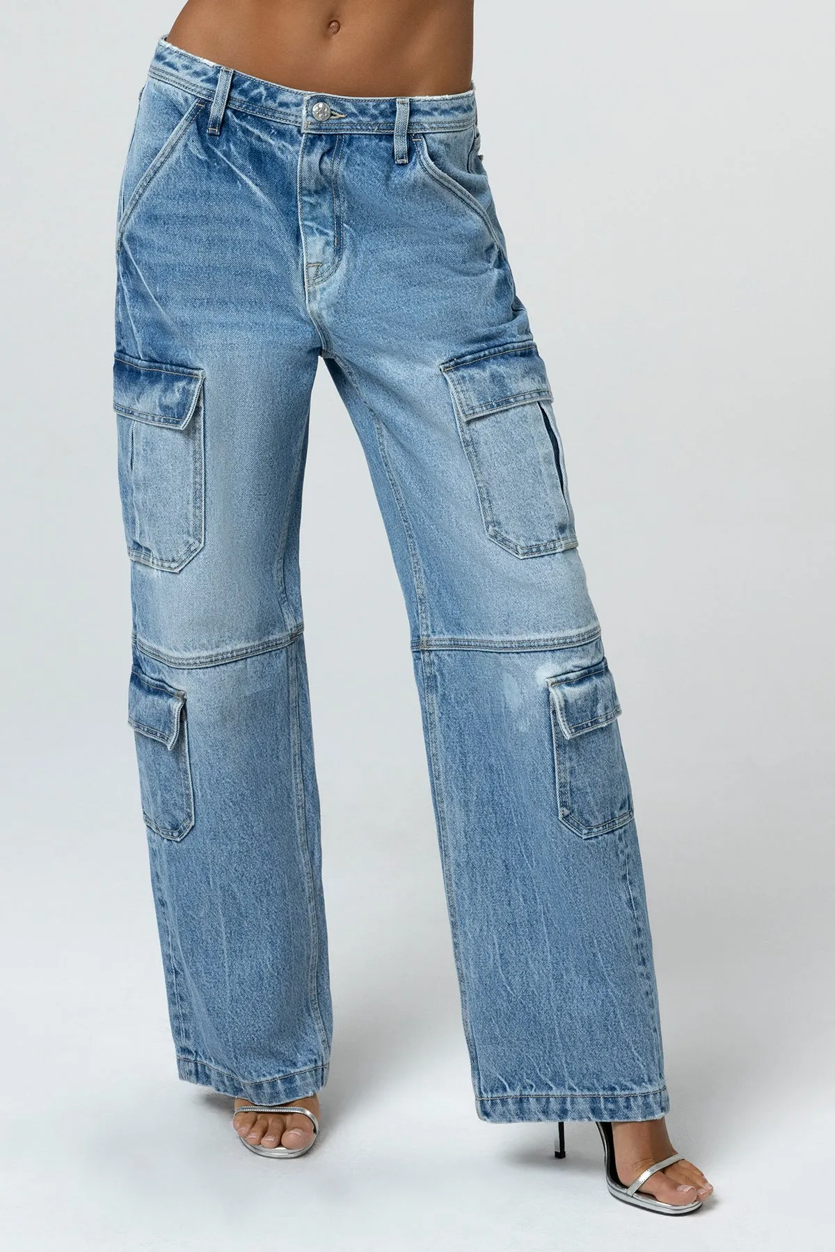 Posh Denim Cargo sold by Miss Me