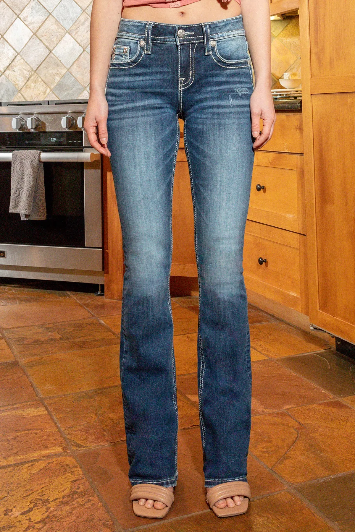 Americana Longhorn Bootcut Denim sold by Miss Me product image thumbnail 4