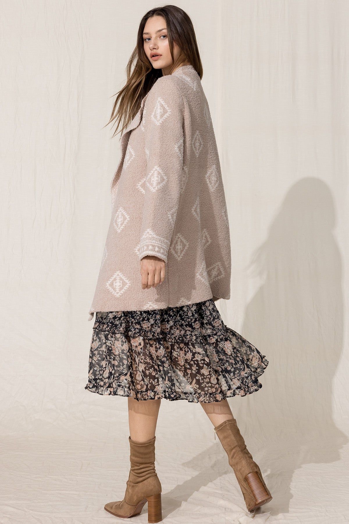 Printed Cardigan Sweater sold by Miss Me product image thumbnail 5