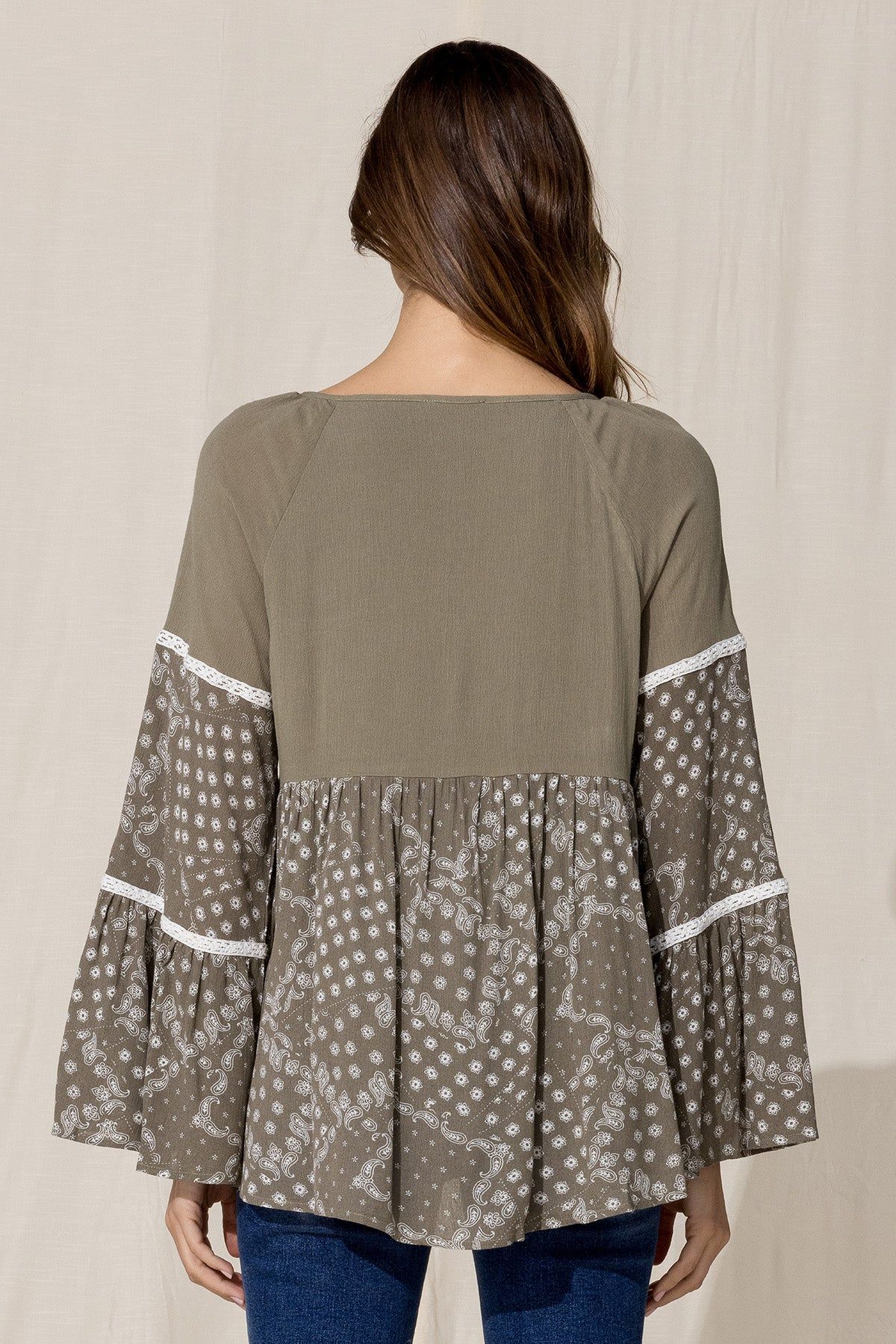 Paisley Print baby doll sold by Miss Me product image thumbnail 2