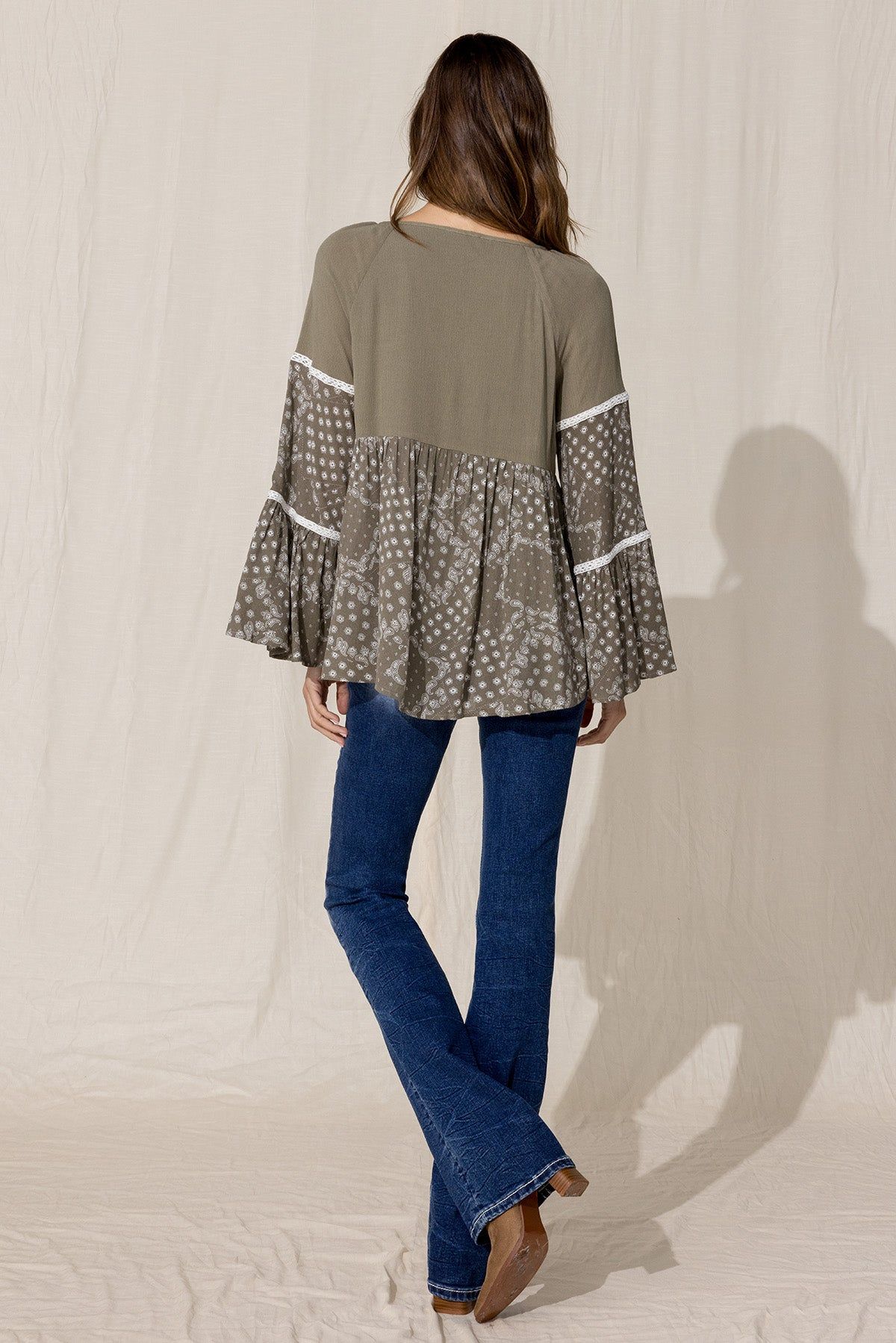 Paisley Print baby doll sold by Miss Me product image thumbnail 5